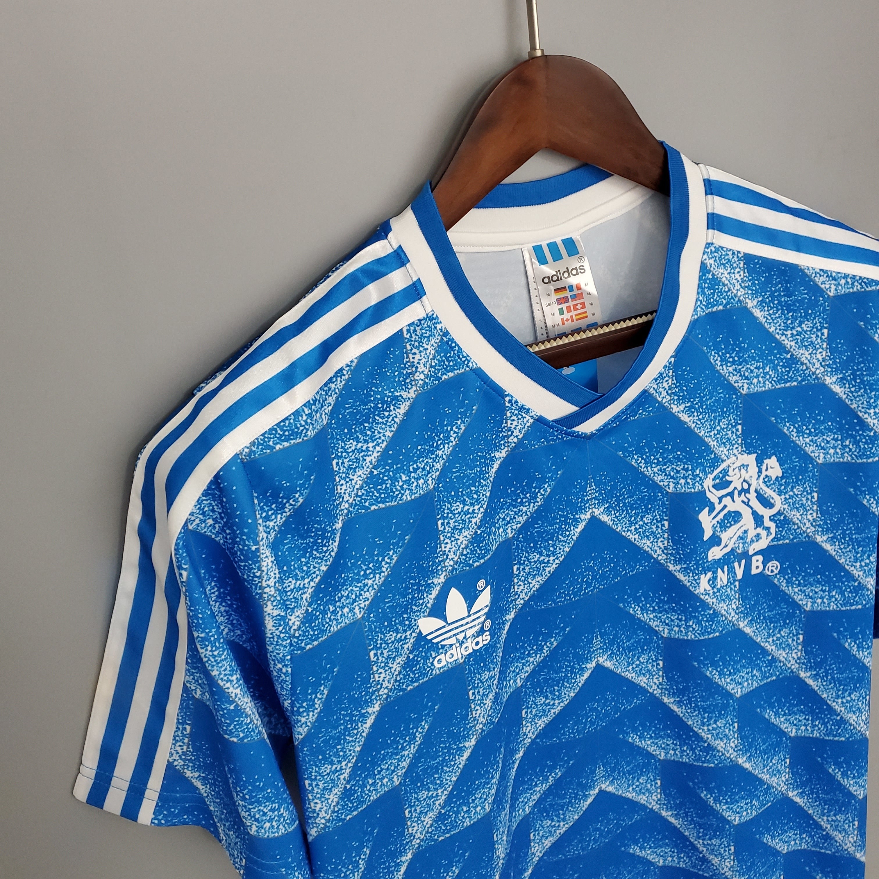 1990s Netherlands Retro Football Shirt | Blue White Home