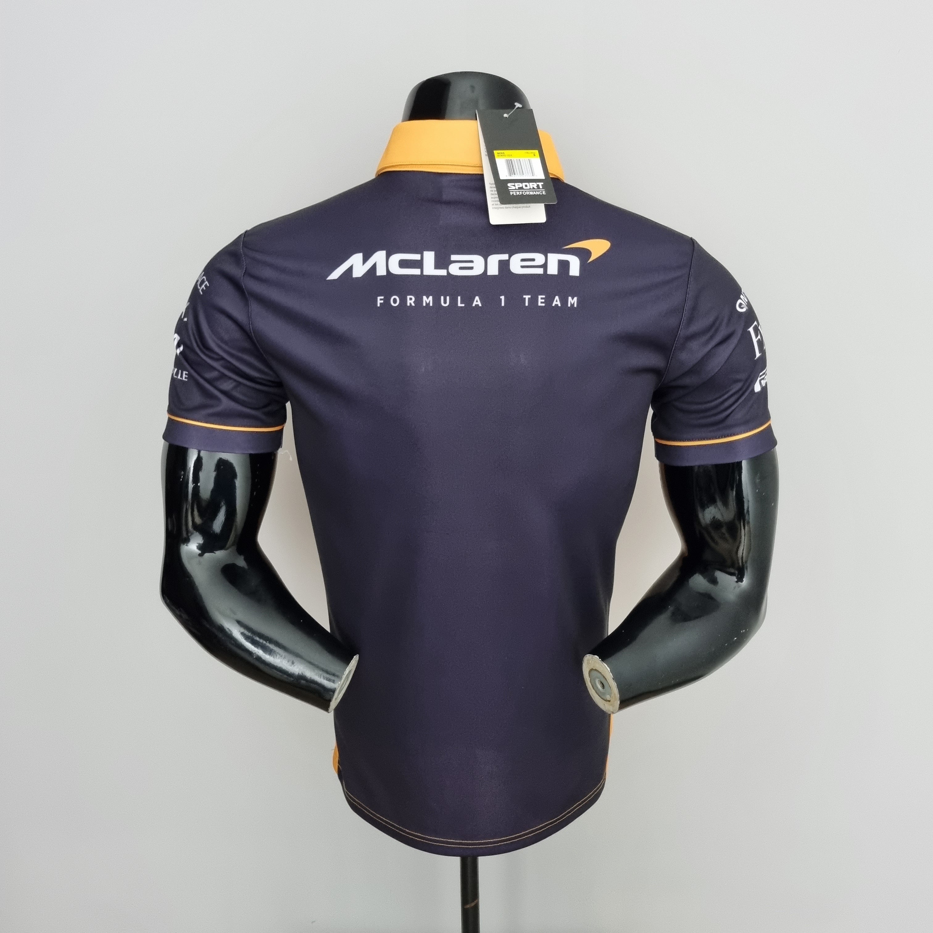 McLaren F1 2023 Polo – Player Fit Dell| Papaya Orange