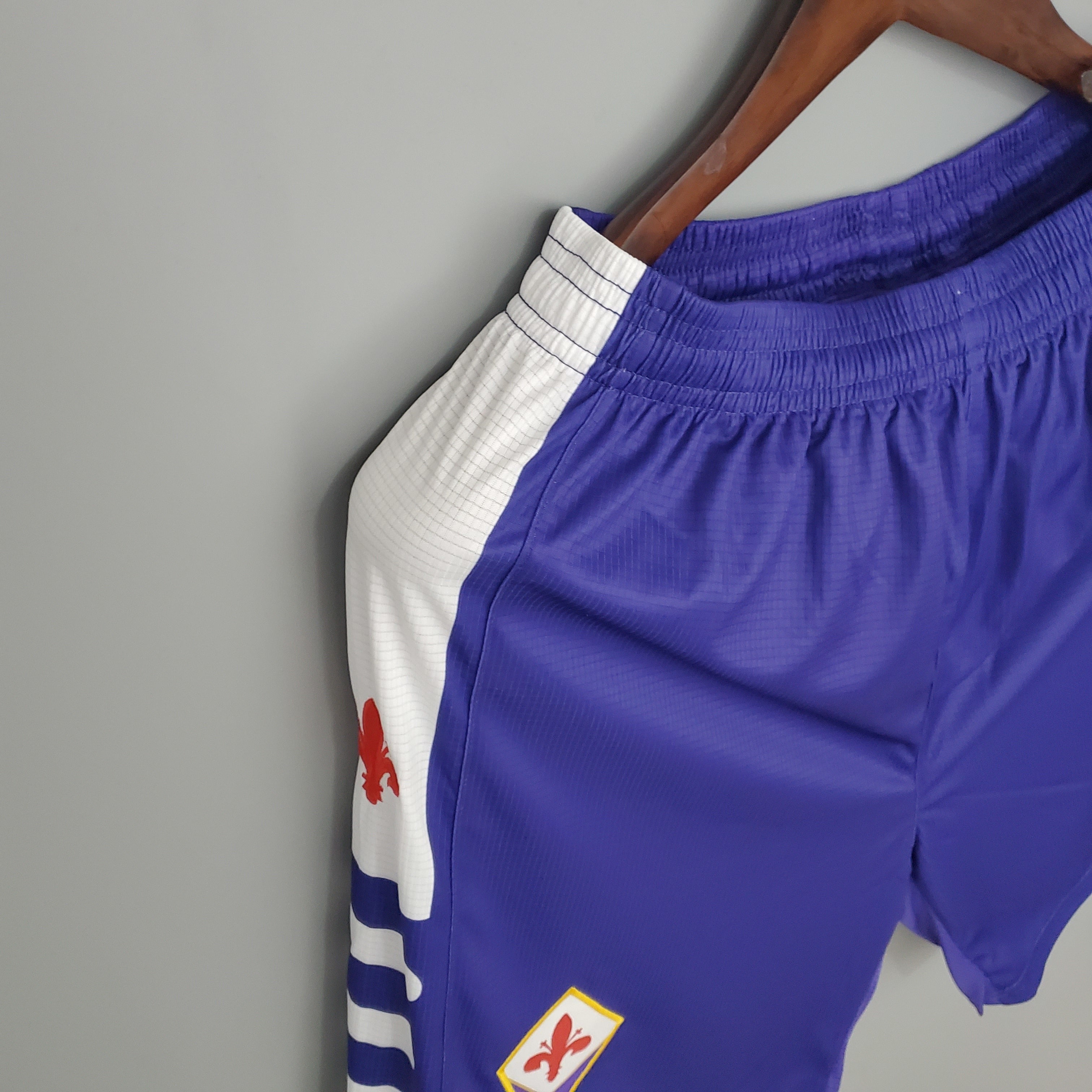 1990s Fiorentina Retro Football Shorts | Purple White Third