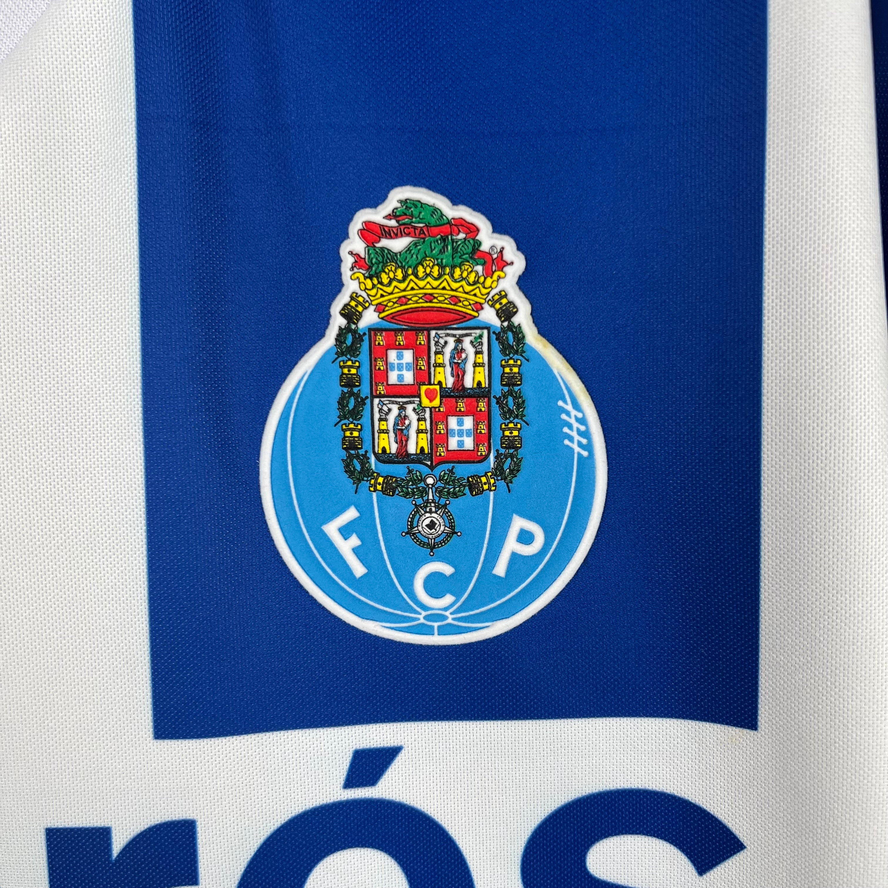 1990s Porto Retro Football Shirt | Blue White Home