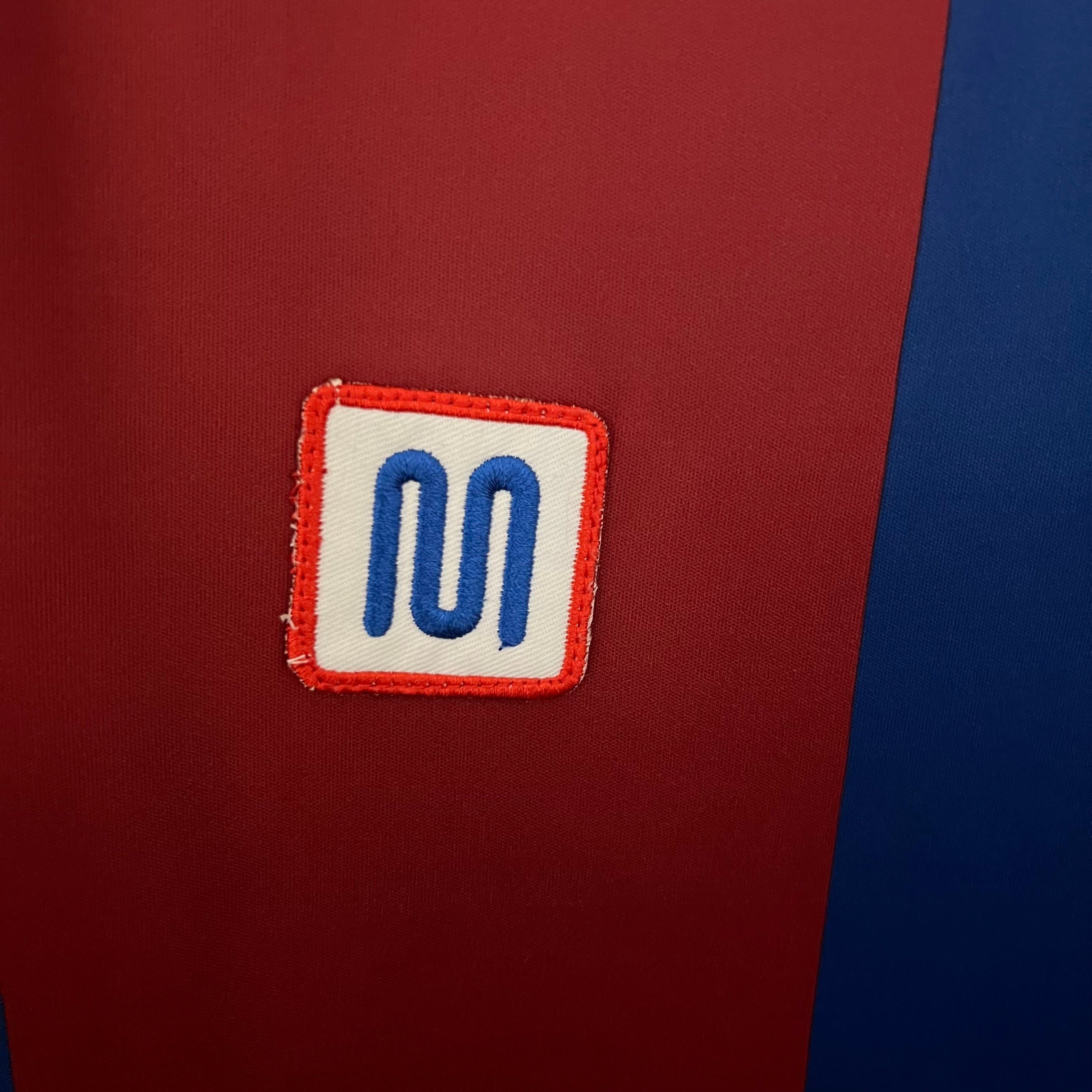 1990s Barcelona Retro Football Shirt | Blue Red Home