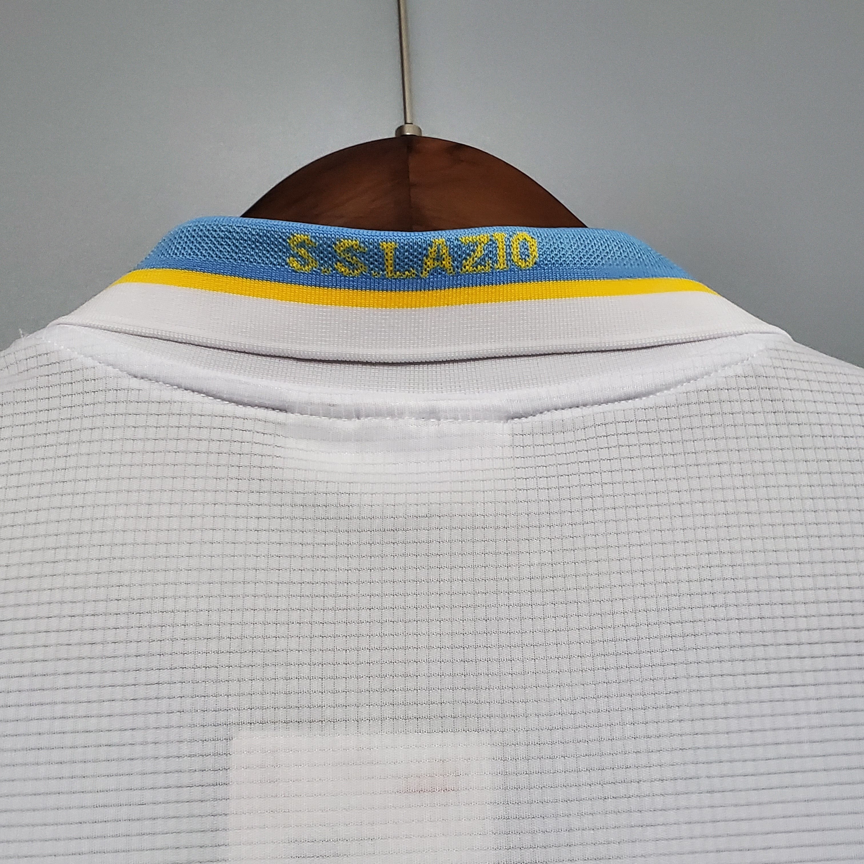 1990s Lazio Retro Football Shirt | White Sky Blue Home
