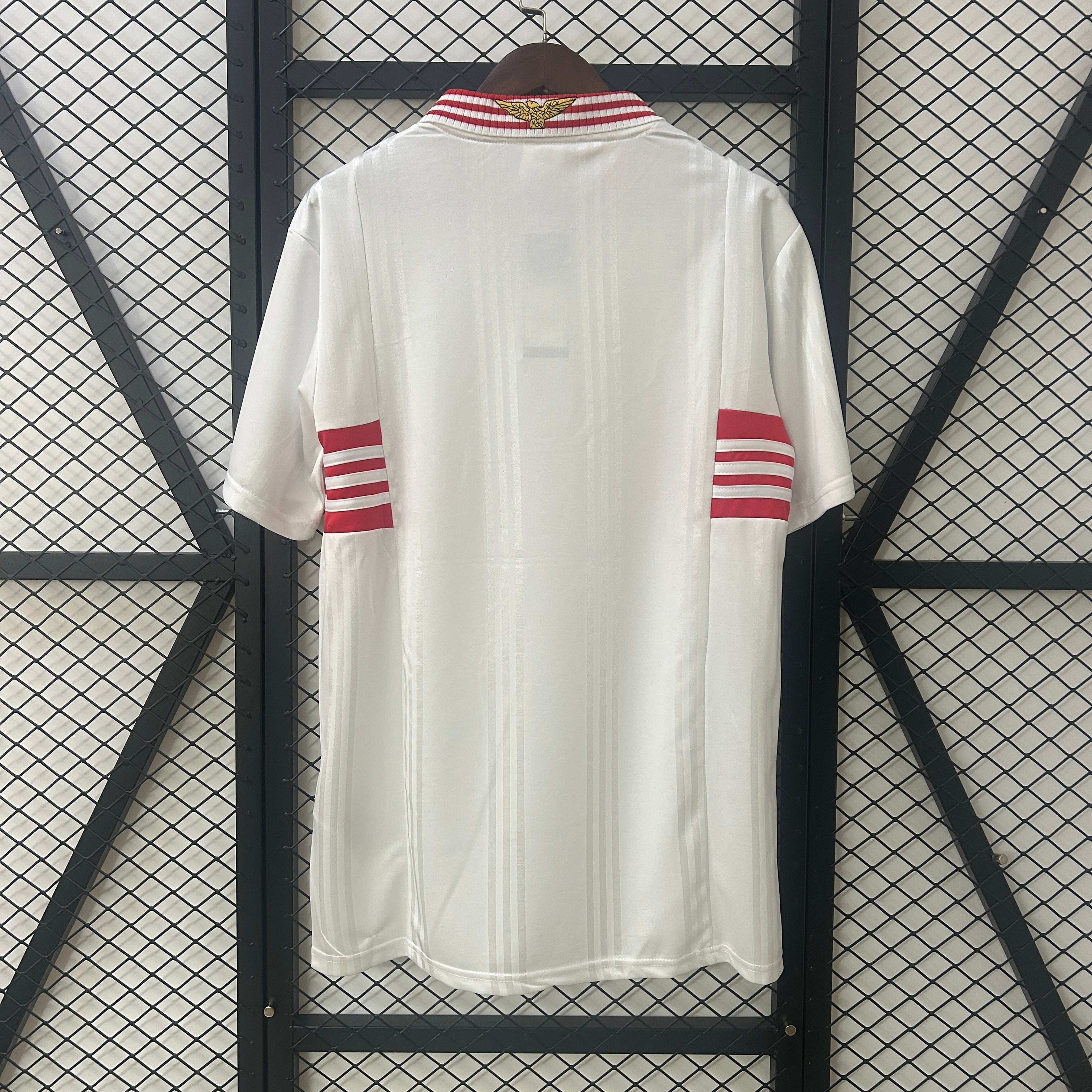 1990s Benfica Retro Football Shirt | White Red Home