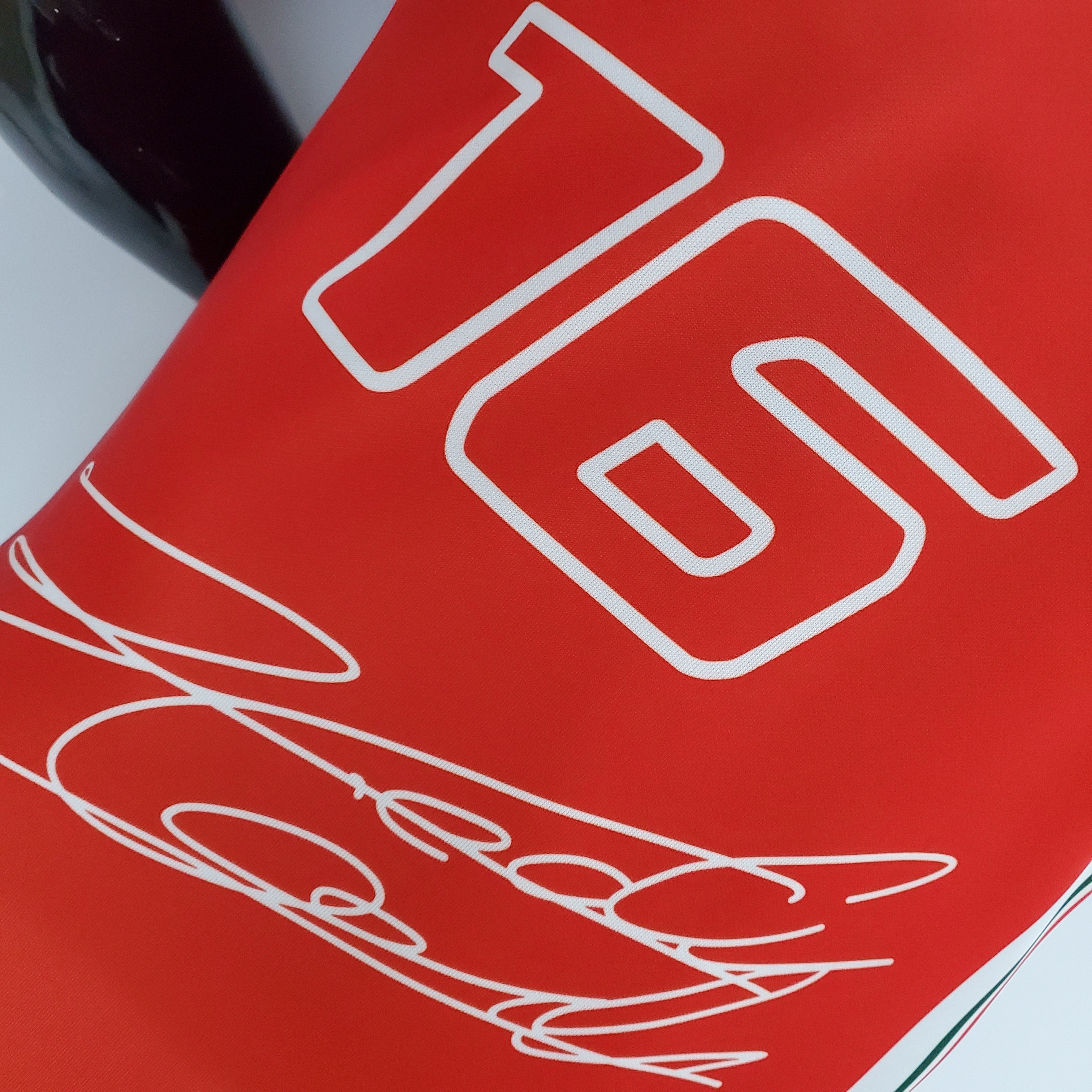 Ferrari F1 2023 Player Fit Polo – Charles Leclerc #16 Shell UPS | Red