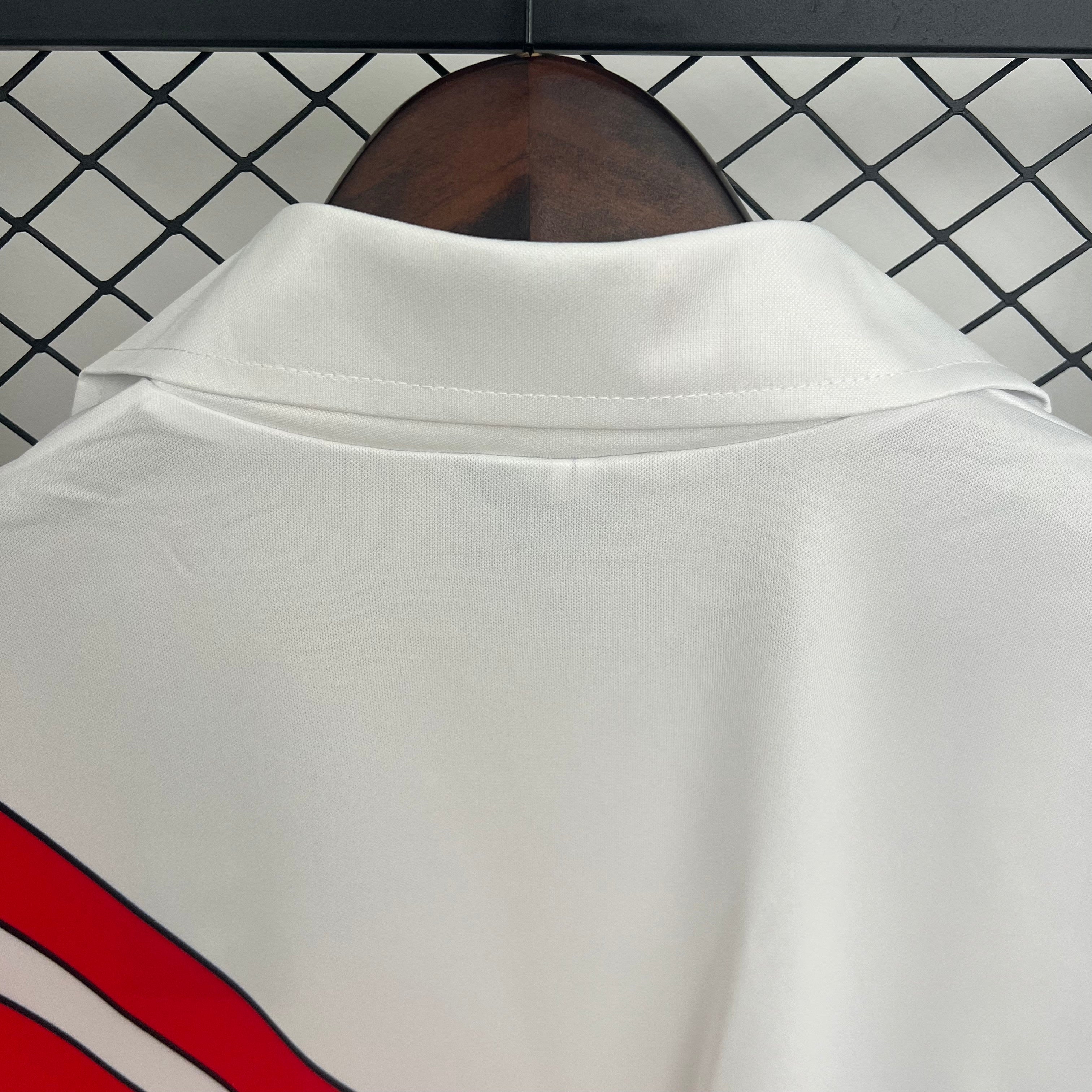 1990s Rayo Vallecano Retro Football Shirt | White Red Home