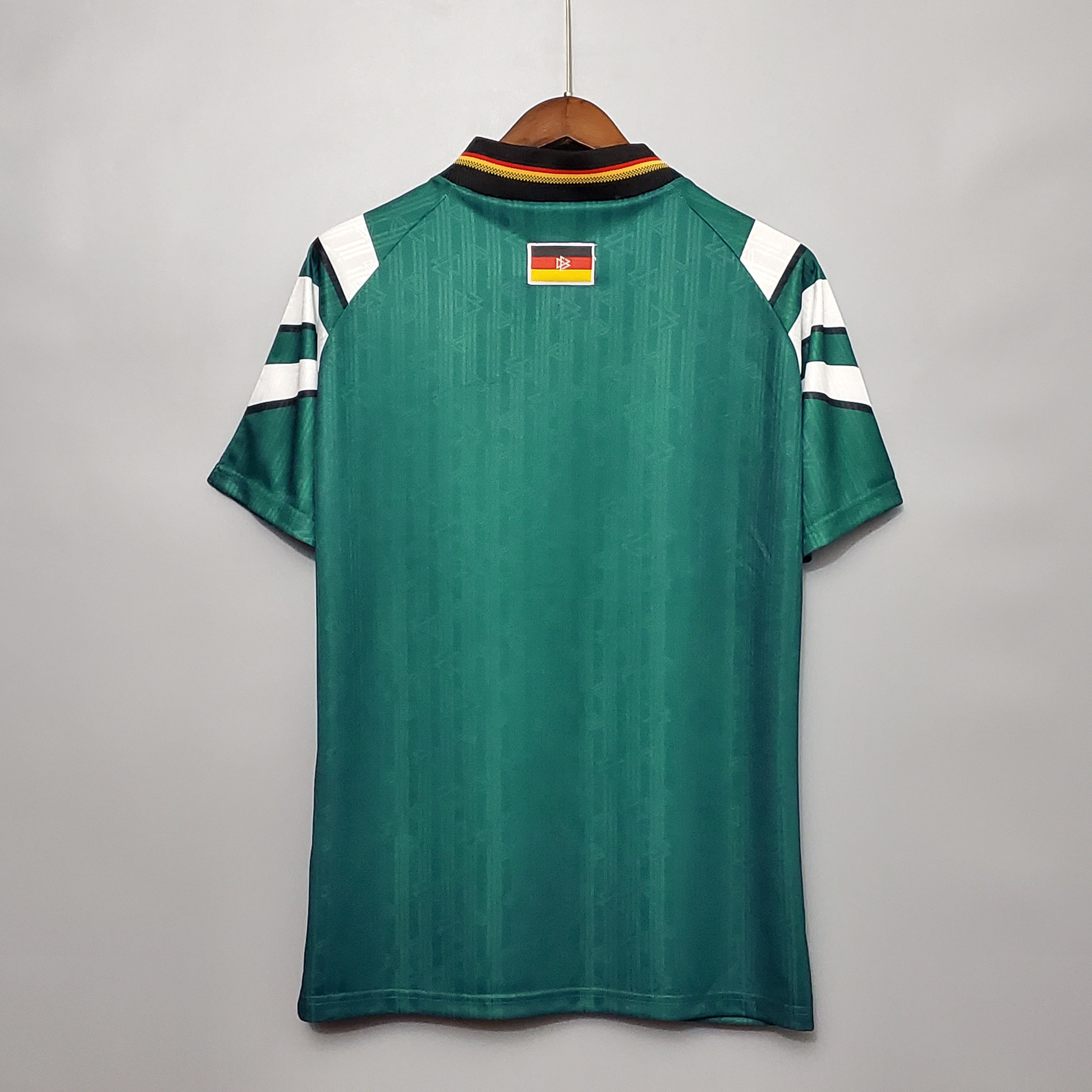 1990s Germany Retro Football Shirt | Green White Home