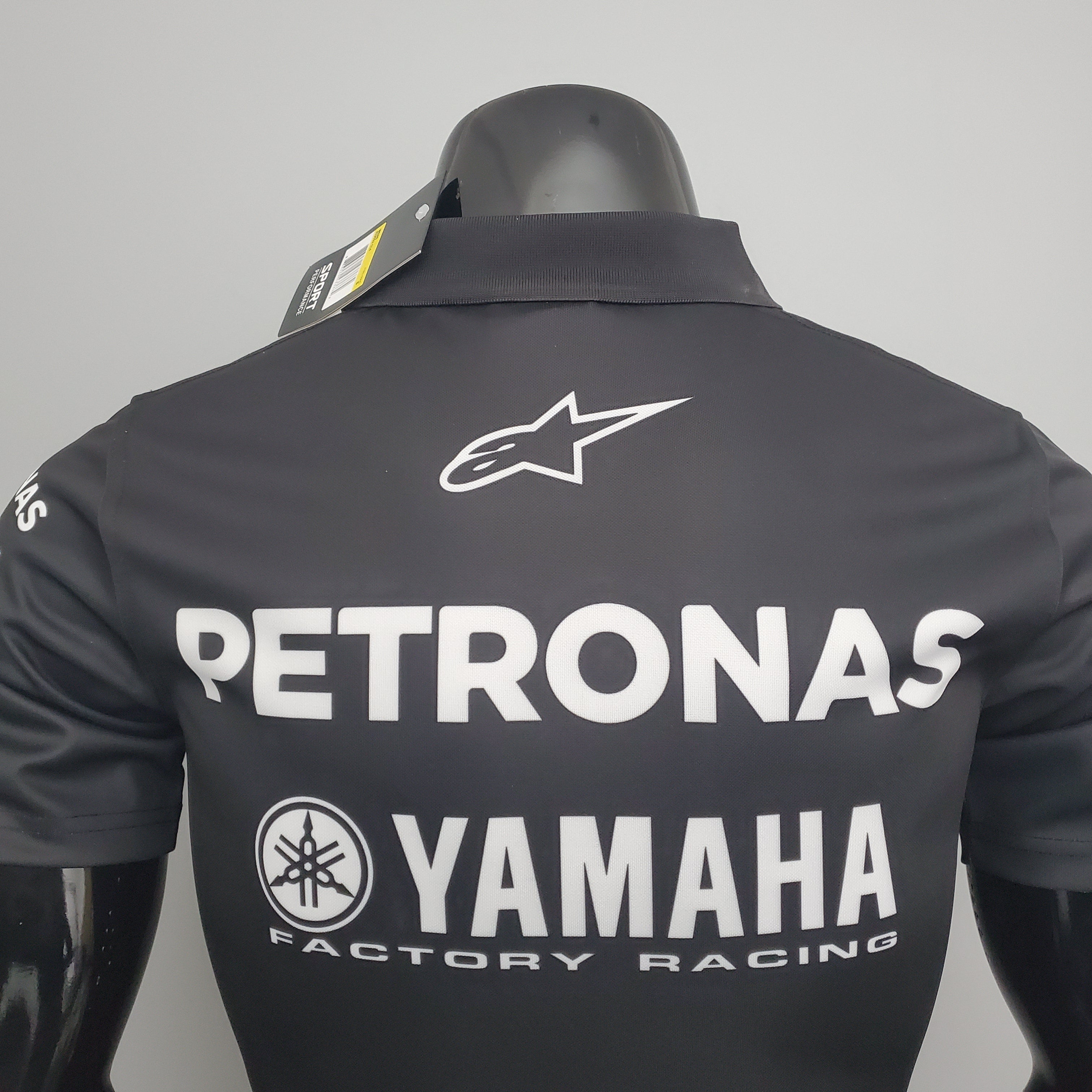 Petronas Yamaha 2023 Polo – Player Fit | Black