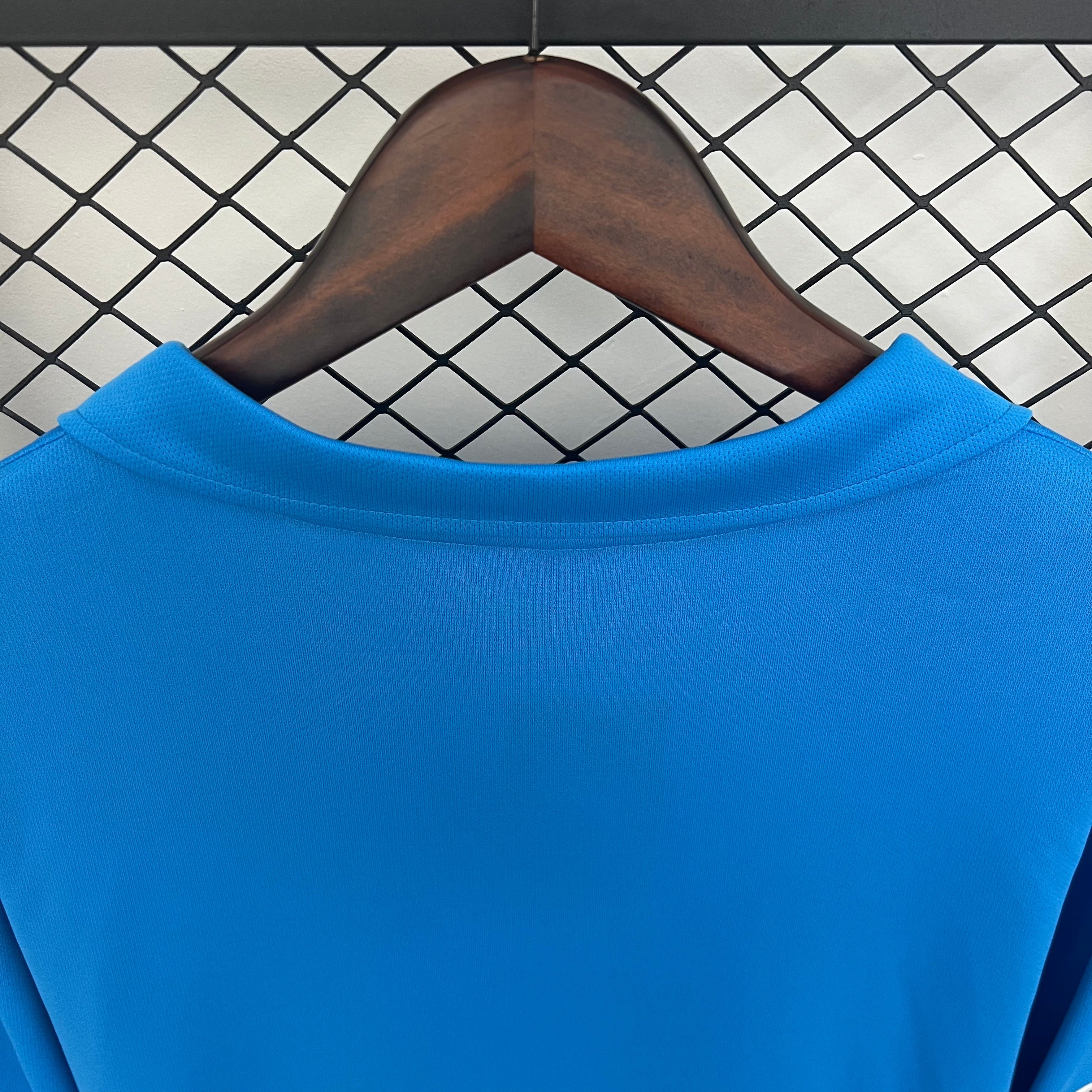1980s Napoli Retro Football Shirt | Blue White Home