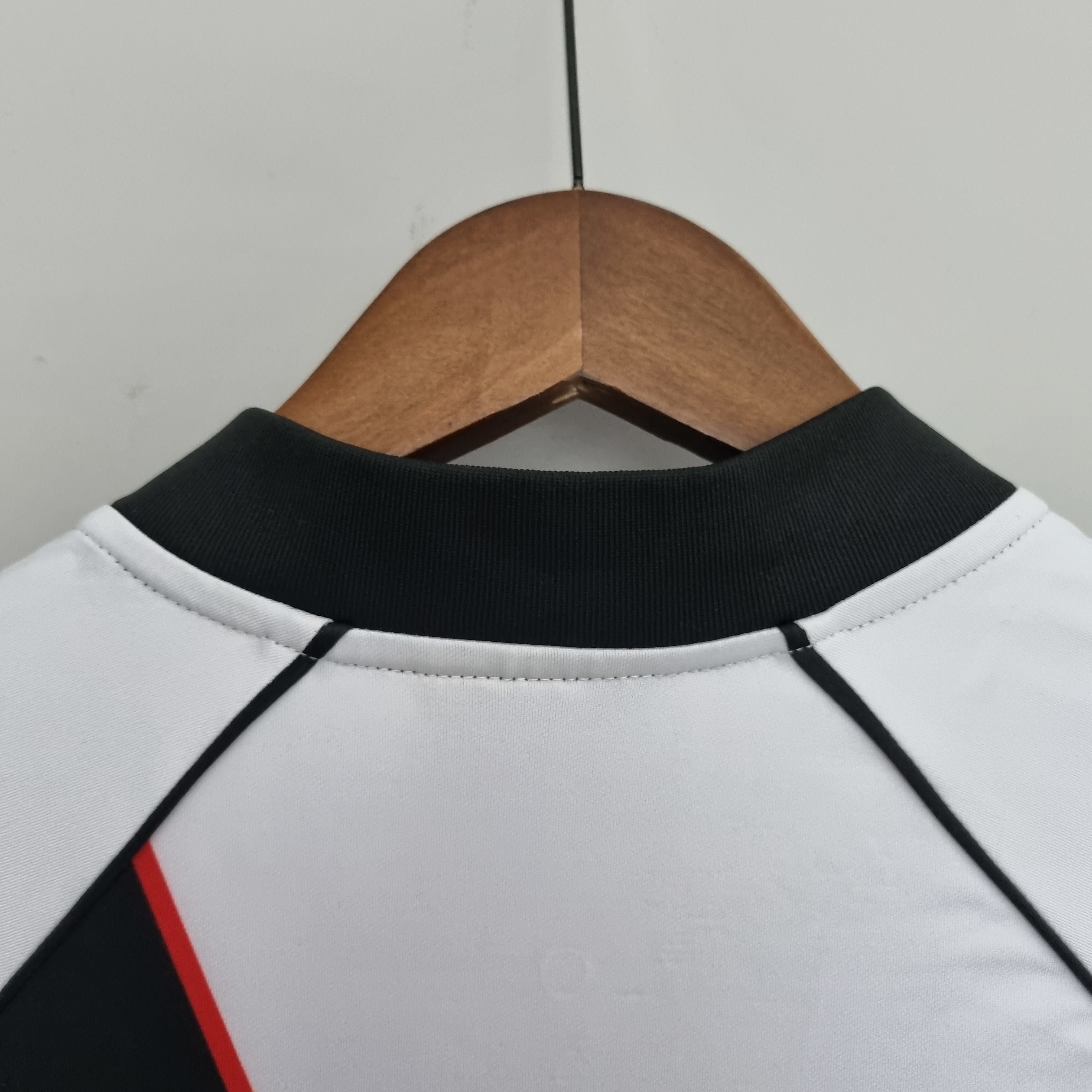 1990s Vasco da Gama Retro Football Shirt | White Black Home