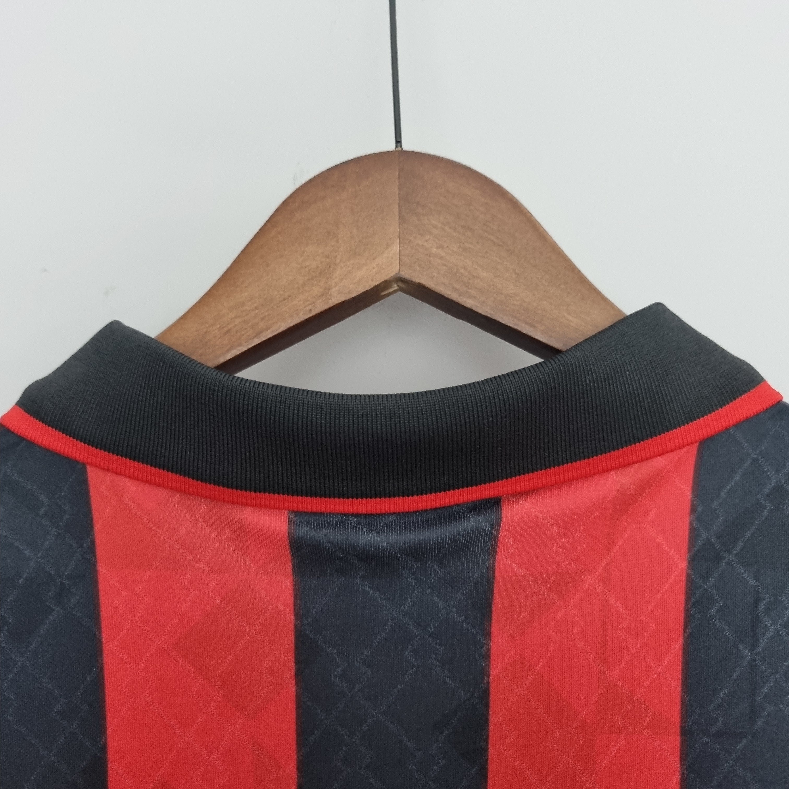 1990s AC Milan Retro Football Shirt | Red Black Home