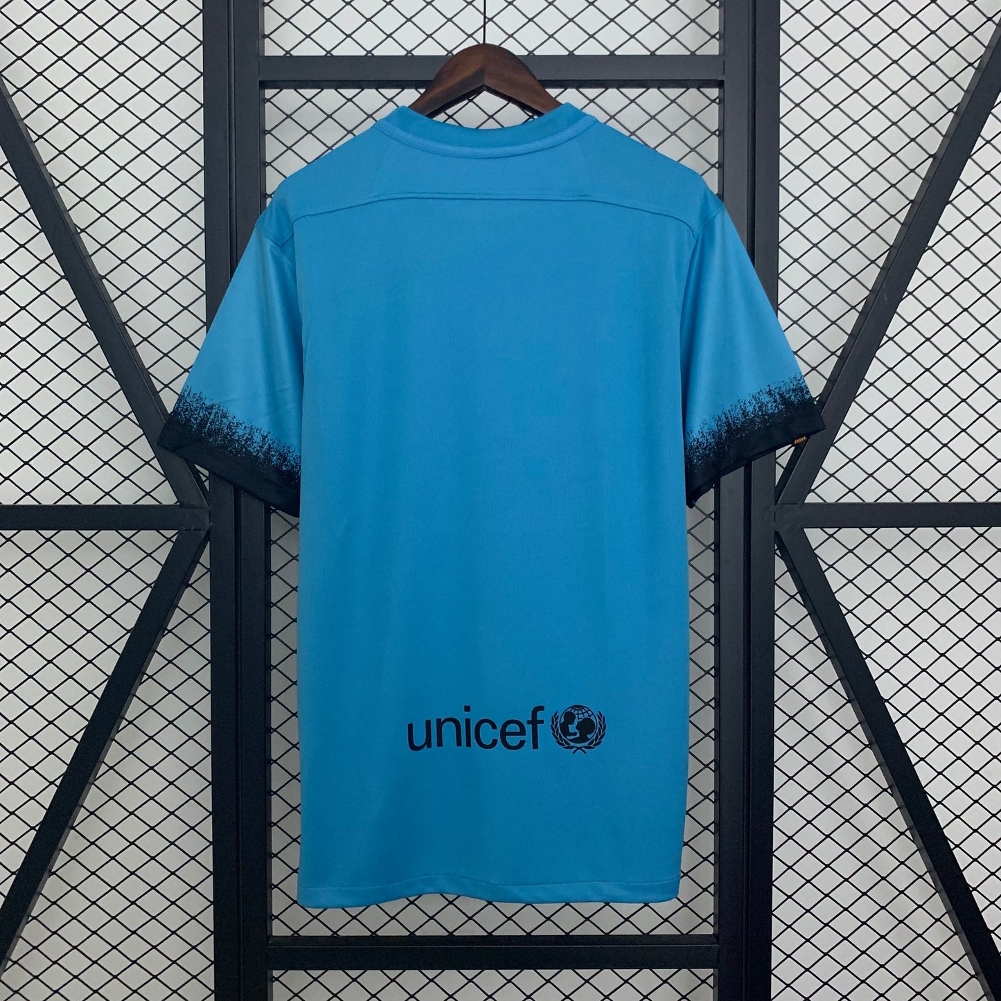 2010s Barcelona Retro Football Shirt | Blue Black Home