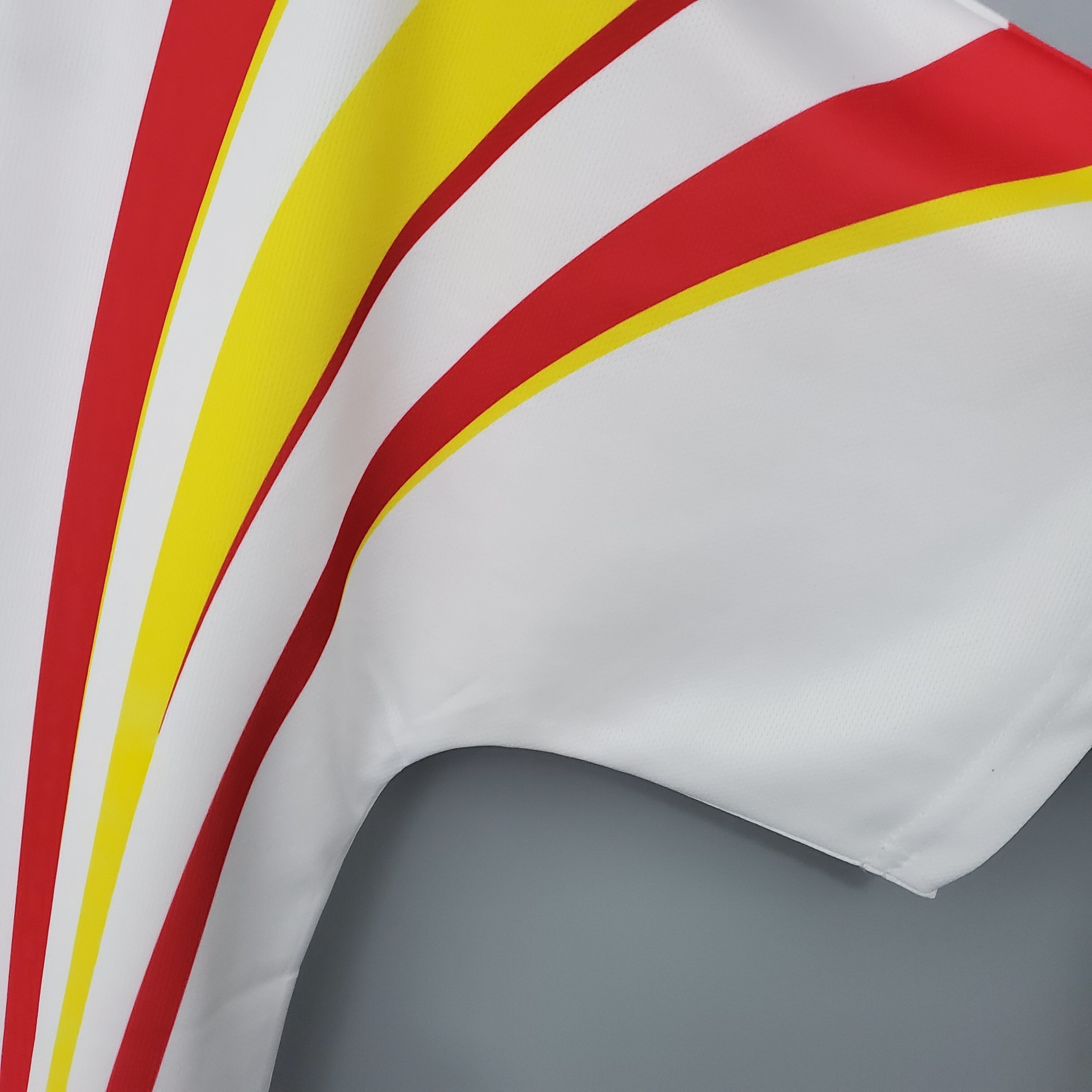 1990s Spain Retro Football Shirt | White Red Home