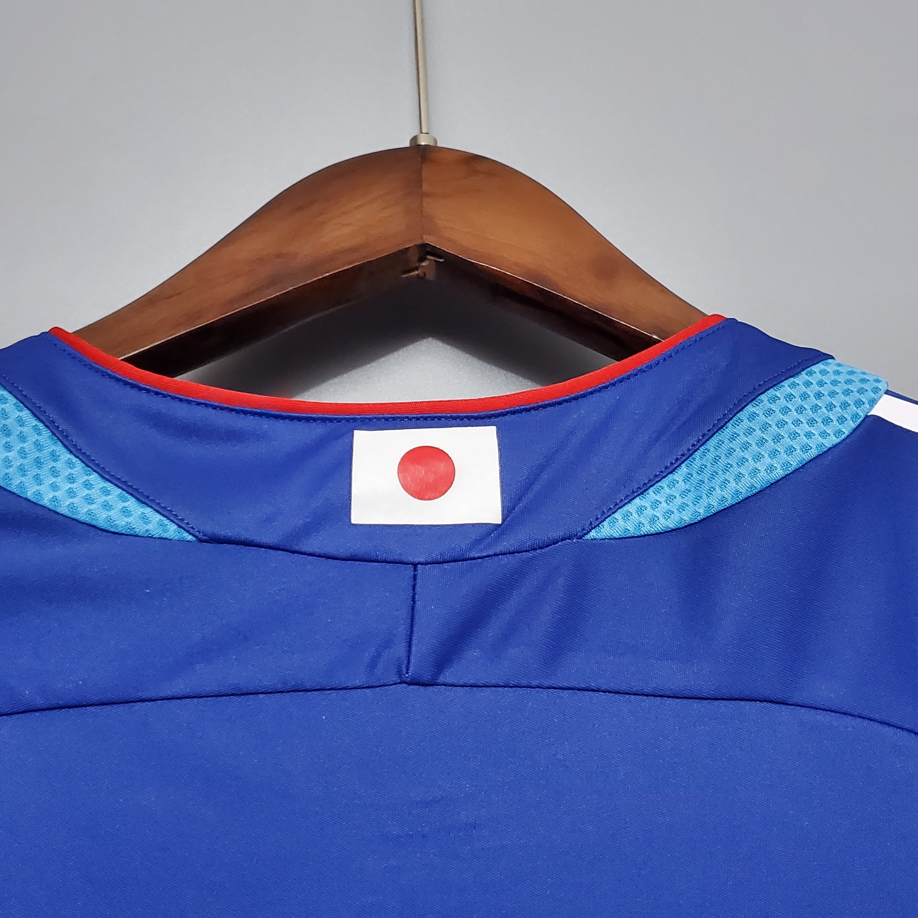 2000s Japan Retro Football Shirt | Blue Light Blue Training