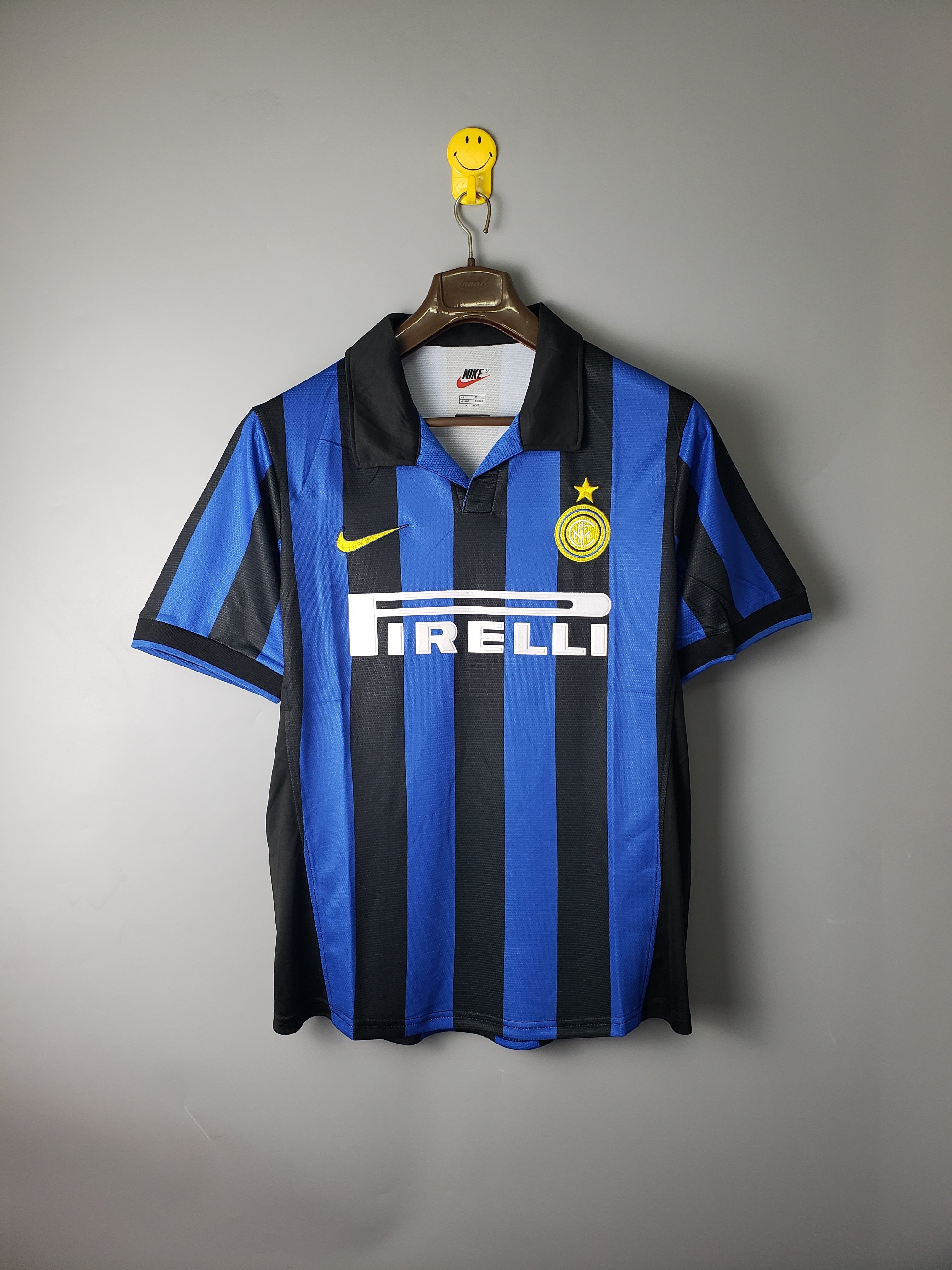 1990s Inter Milan Retro Football Shirt | Blue Black Home