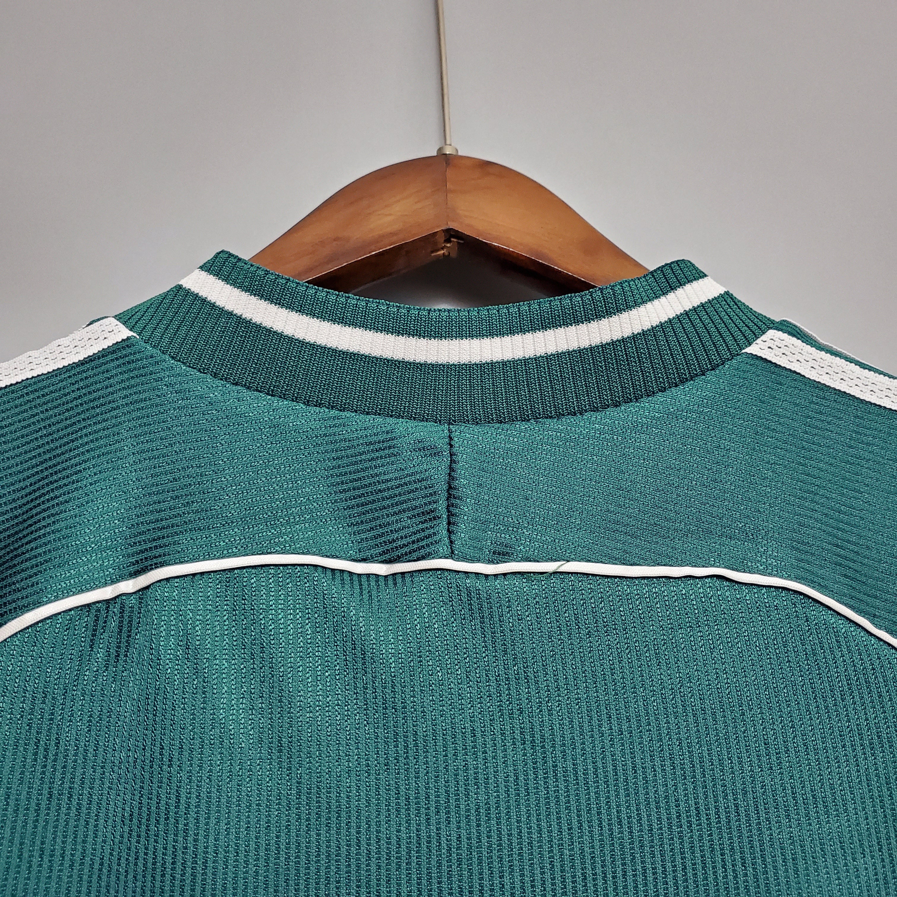 1990s Germany Retro Football Shirt | Green White Home
