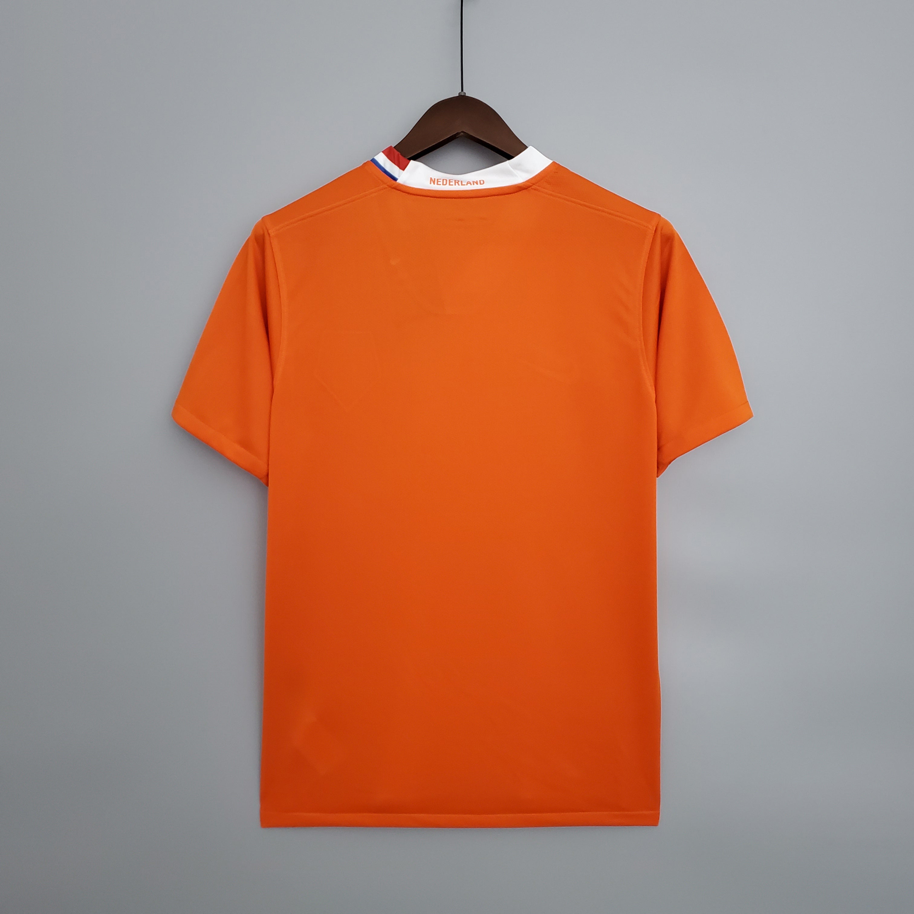 2010s Netherlands Retro Football Shirt | Orange White Home