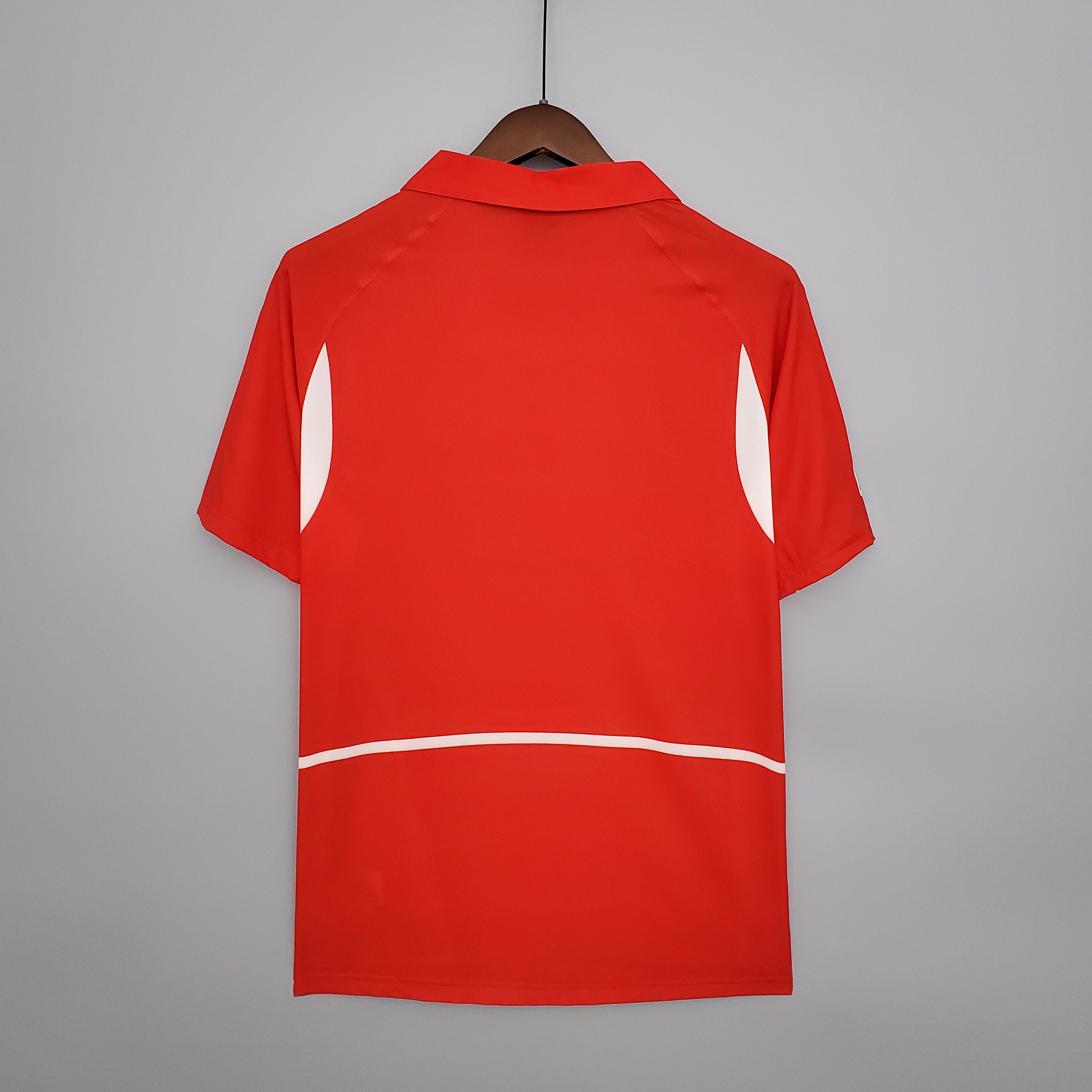 1990s South Korea Retro Football Shirt | Red White Home