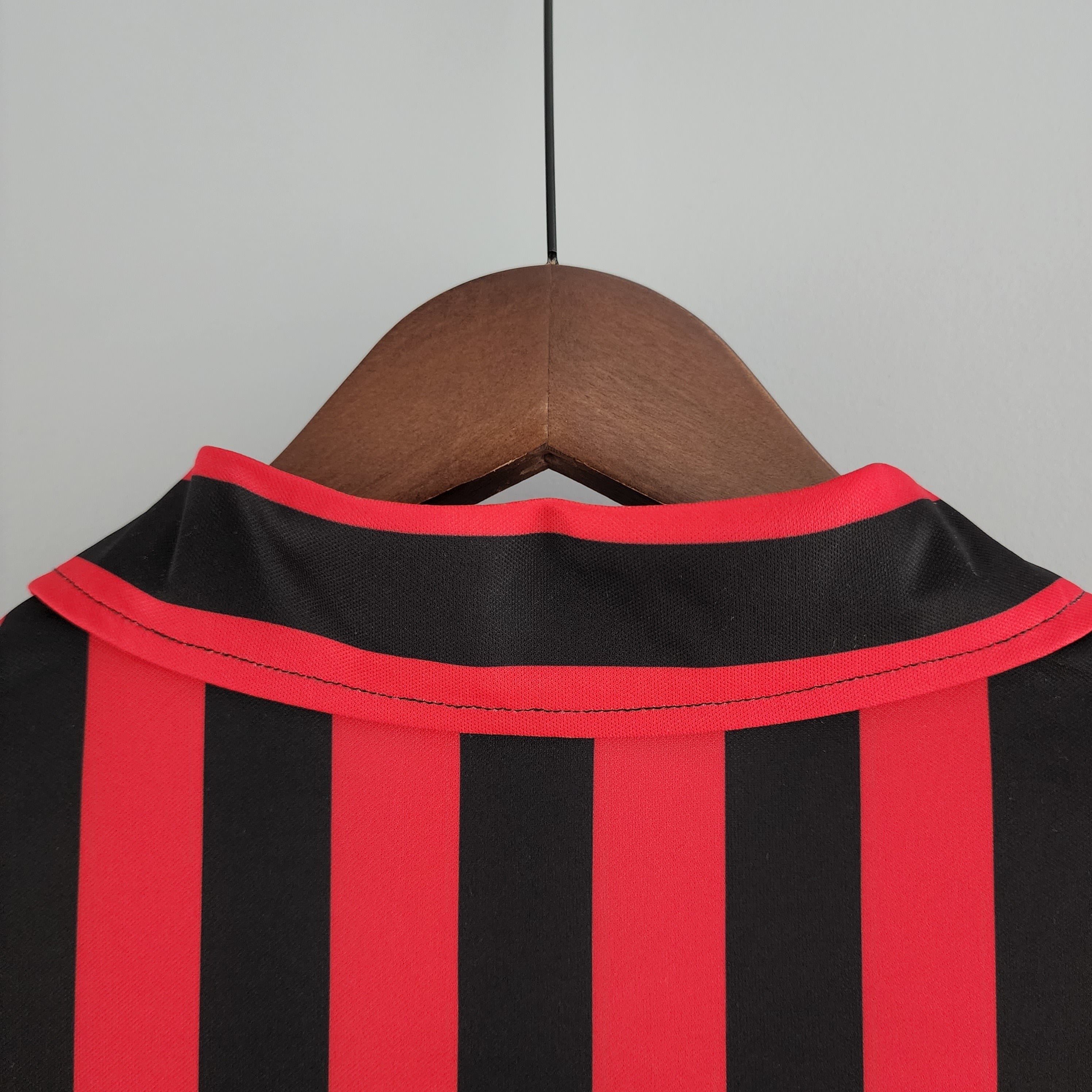 1990s AC Milan Retro Football Shirt | Red Black Home