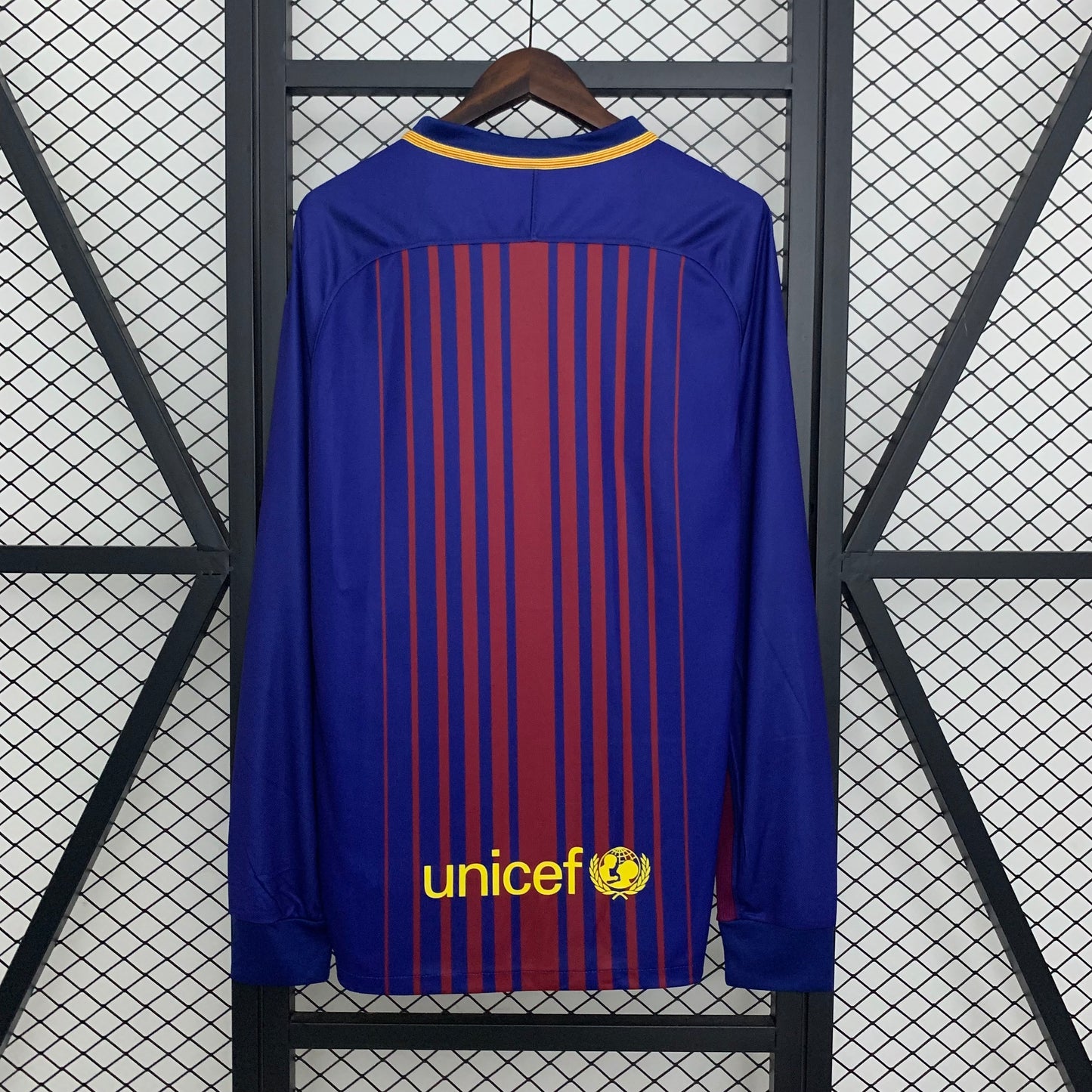 2010s Barcelona Retro Football Shirt | Blue Red Home