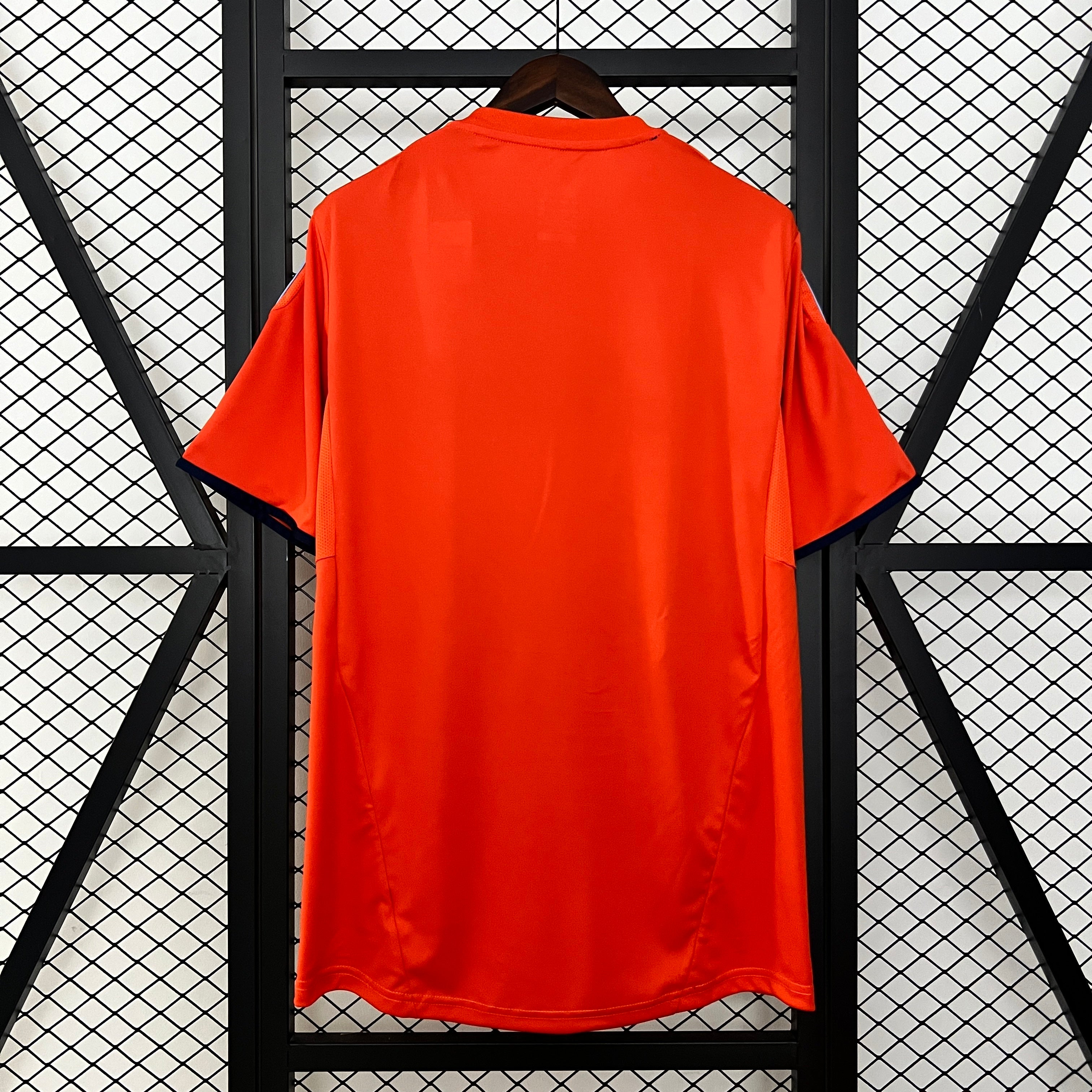 2000s Olympique de Marseille Retro Football Shirt | Orange Blue Third