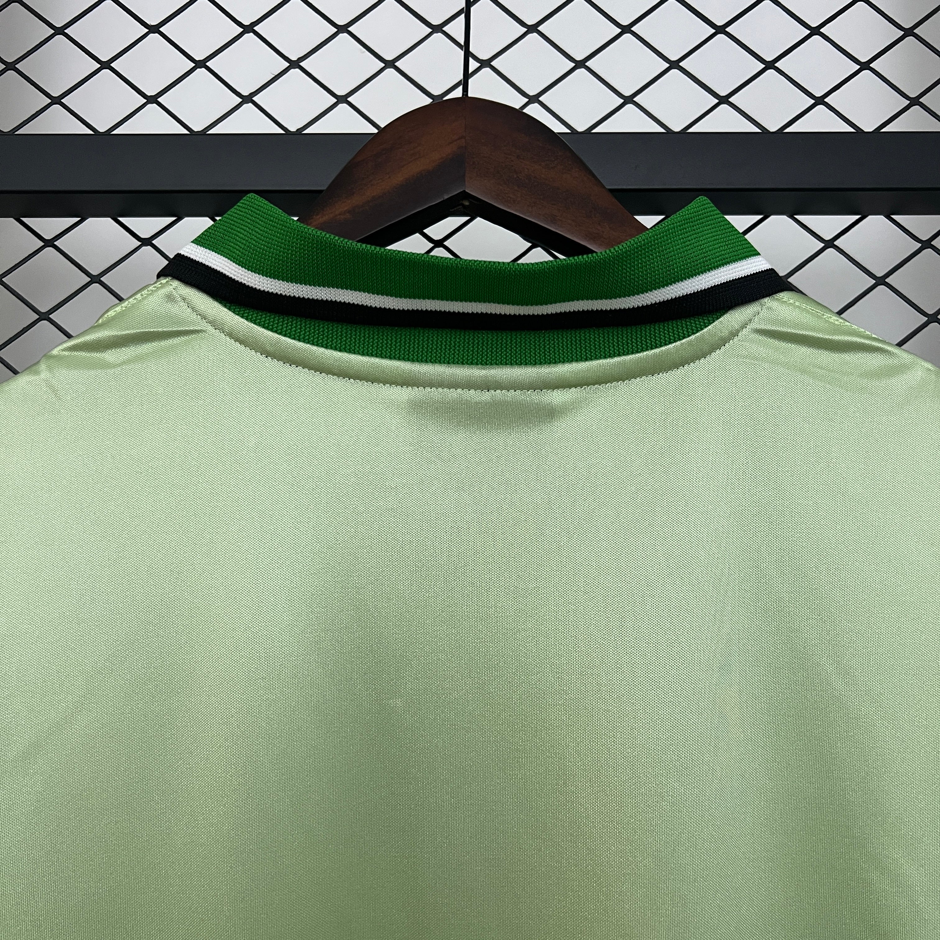 1990s Real Betis Retro Football Shirt | Light Green Dark Green Home