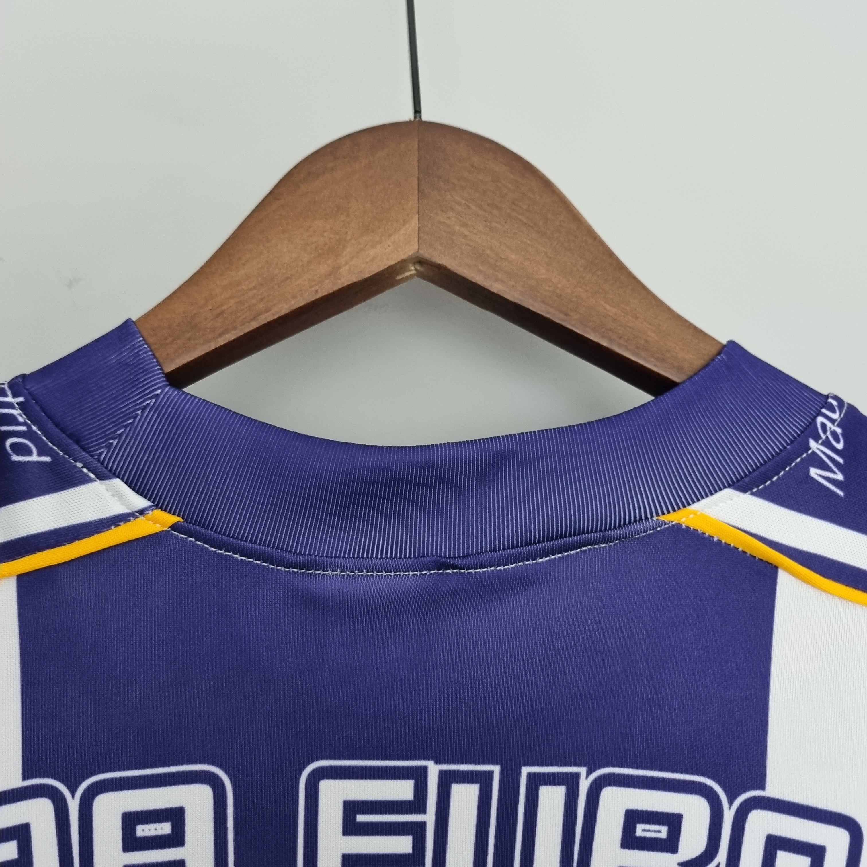 1990s Real Madrid Retro Football Shirt | White Blue Home