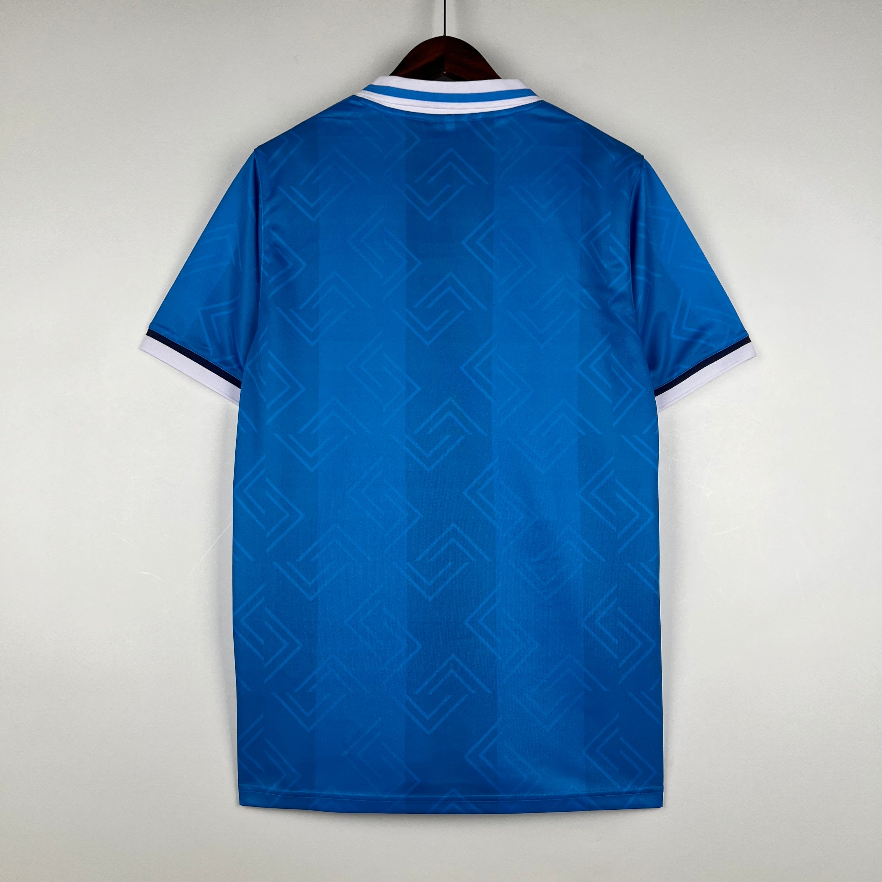 1990s Napoli Retro Football Shirt | Blue White Home