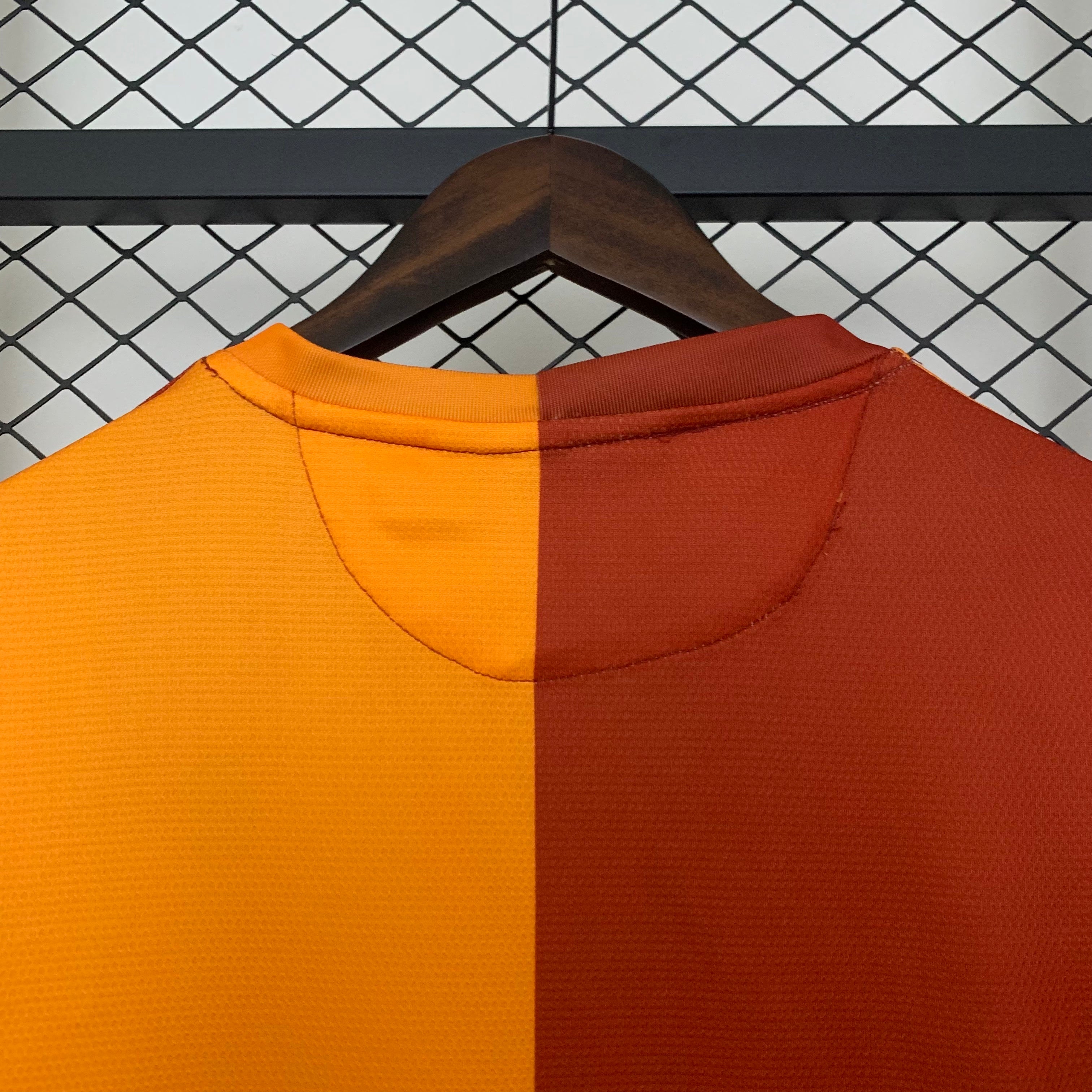 2000s Galatasaray Retro Football Shirt | Orange Red Home