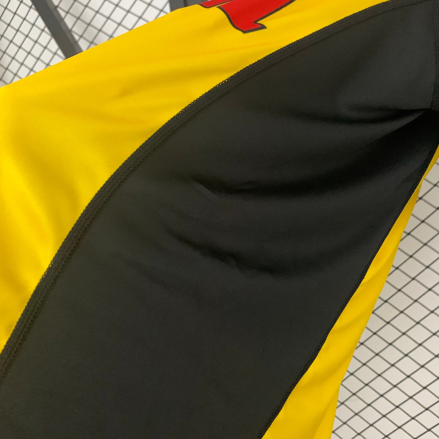 1990s Real Zaragoza Retro Football Shirt | Yellow Black Home