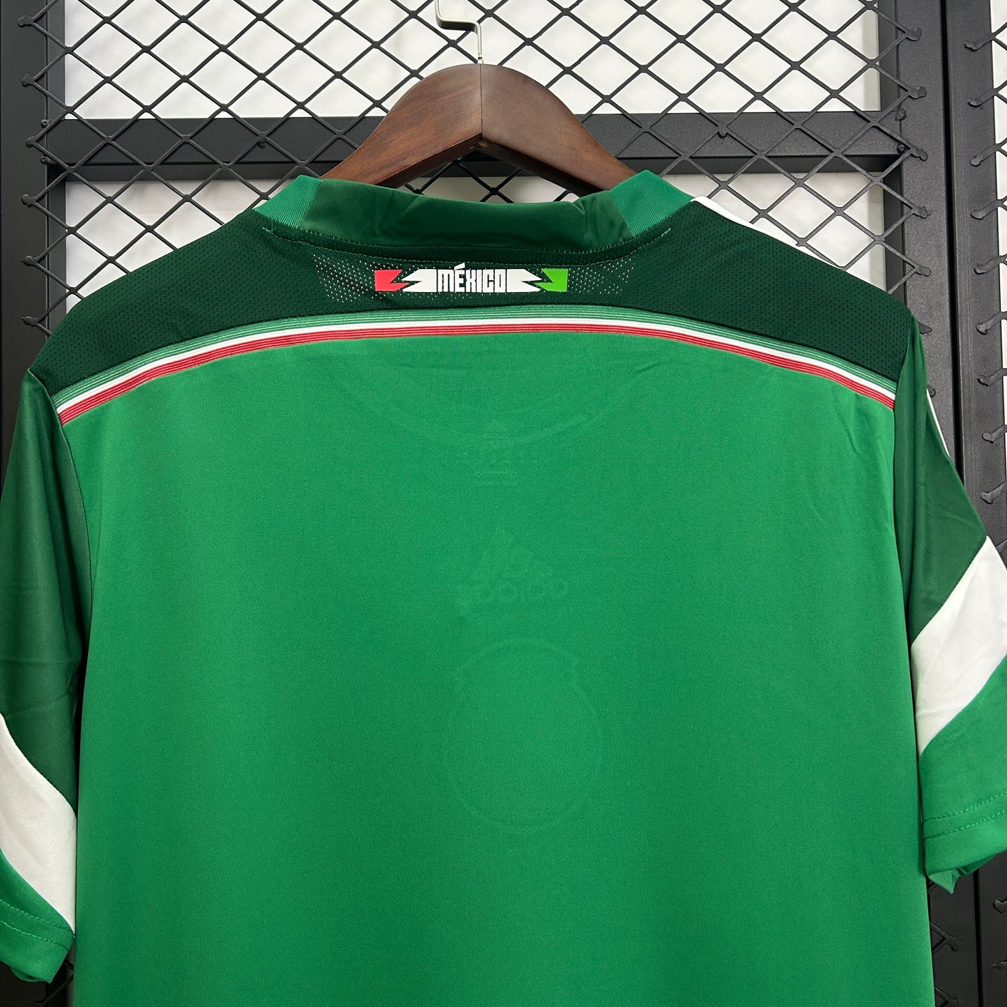 1990s Mexico Retro Football Shirt | Green White Home