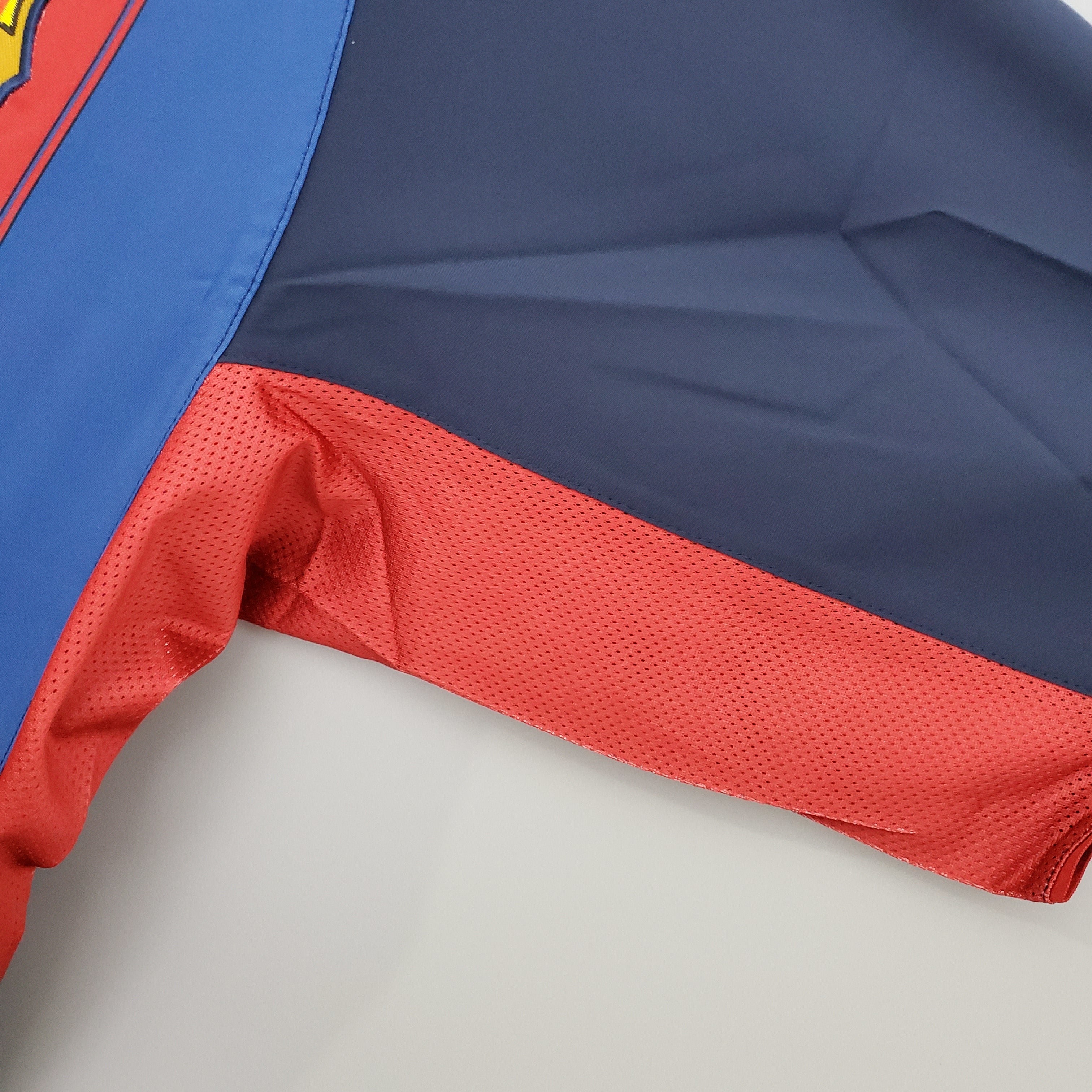 2000s Barcelona Retro Football Shirt | Red Blue Home