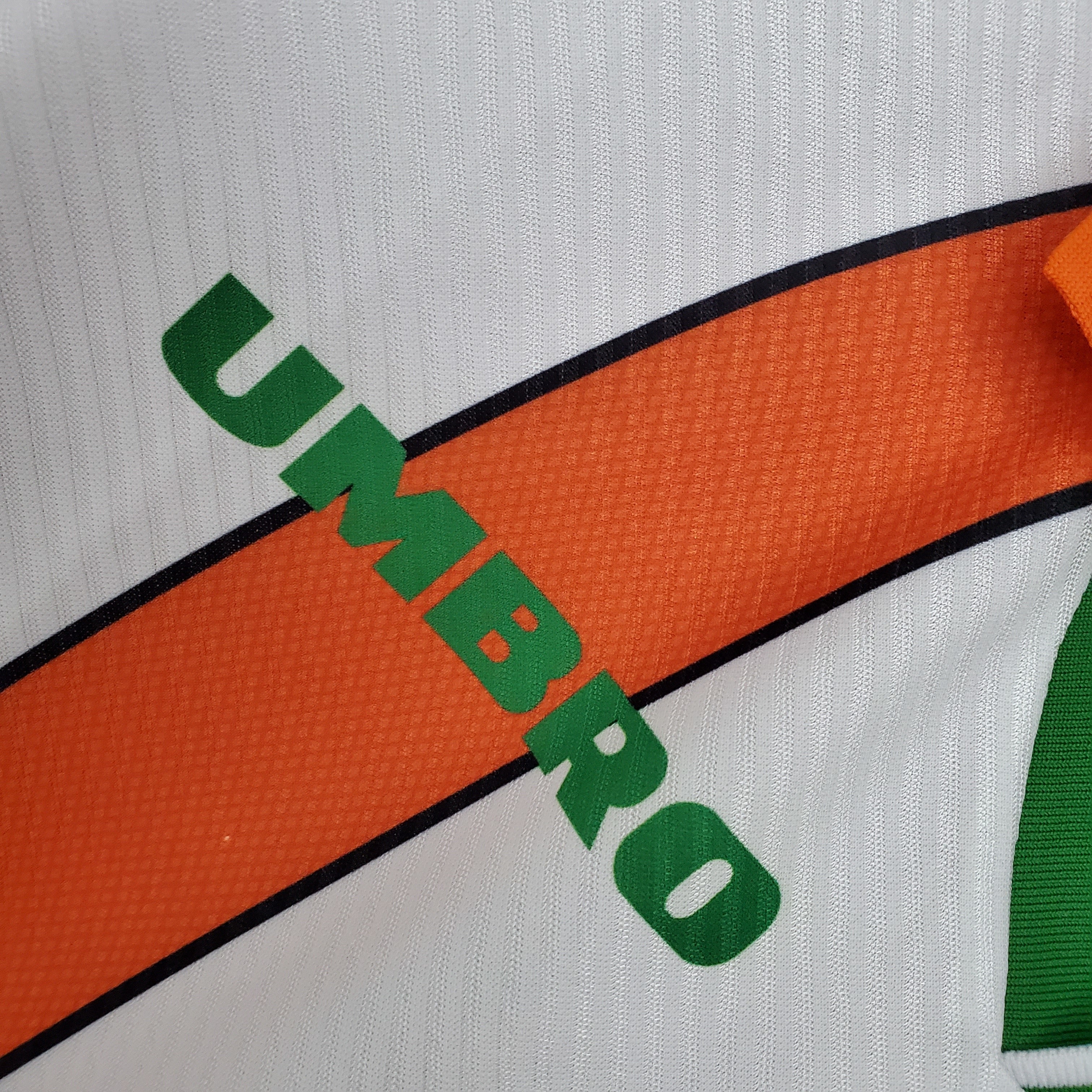 1990s Ivory Coast Retro Football Shirt | Orange Green Home