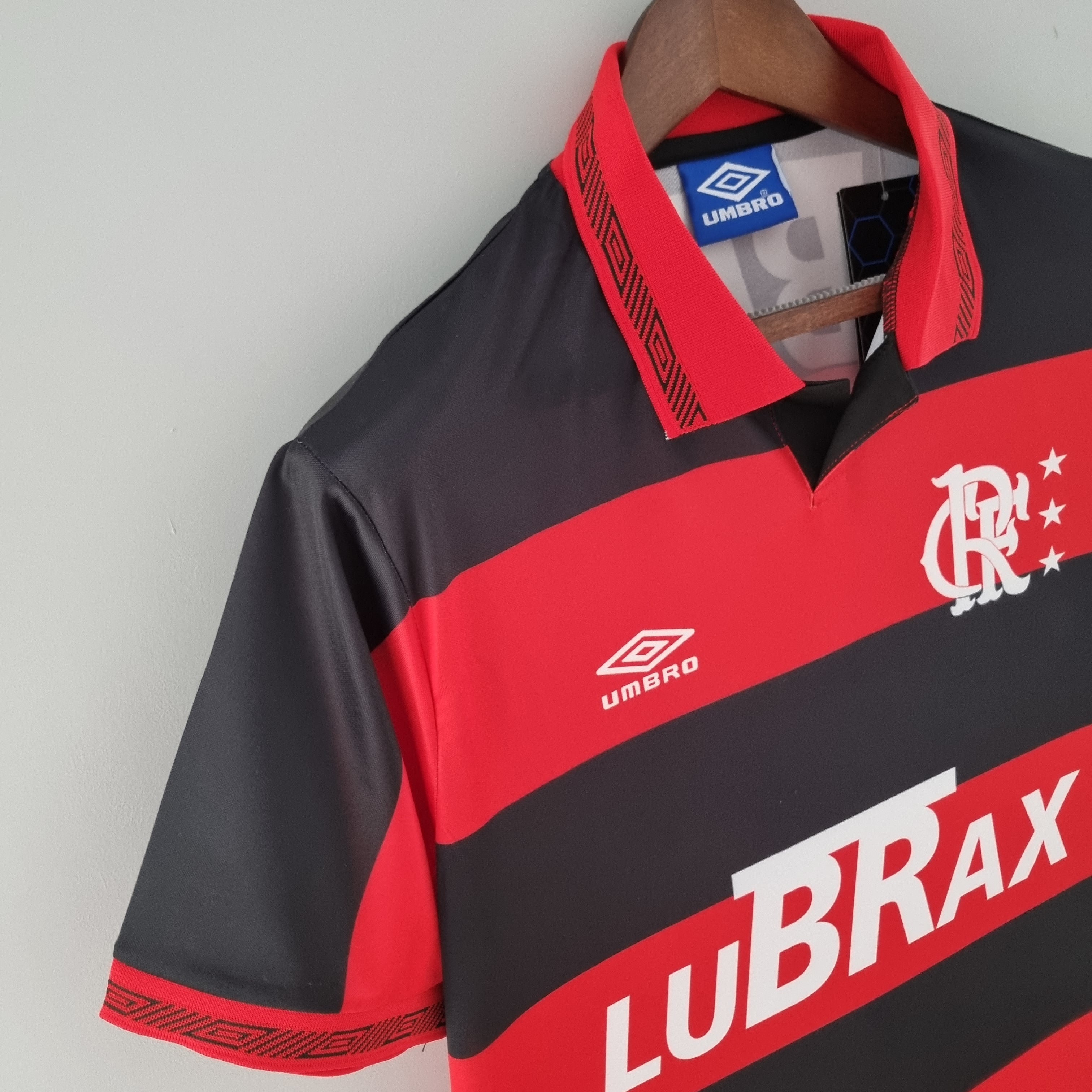 1980s Flamengo Retro Football Shirt | Red Black Home