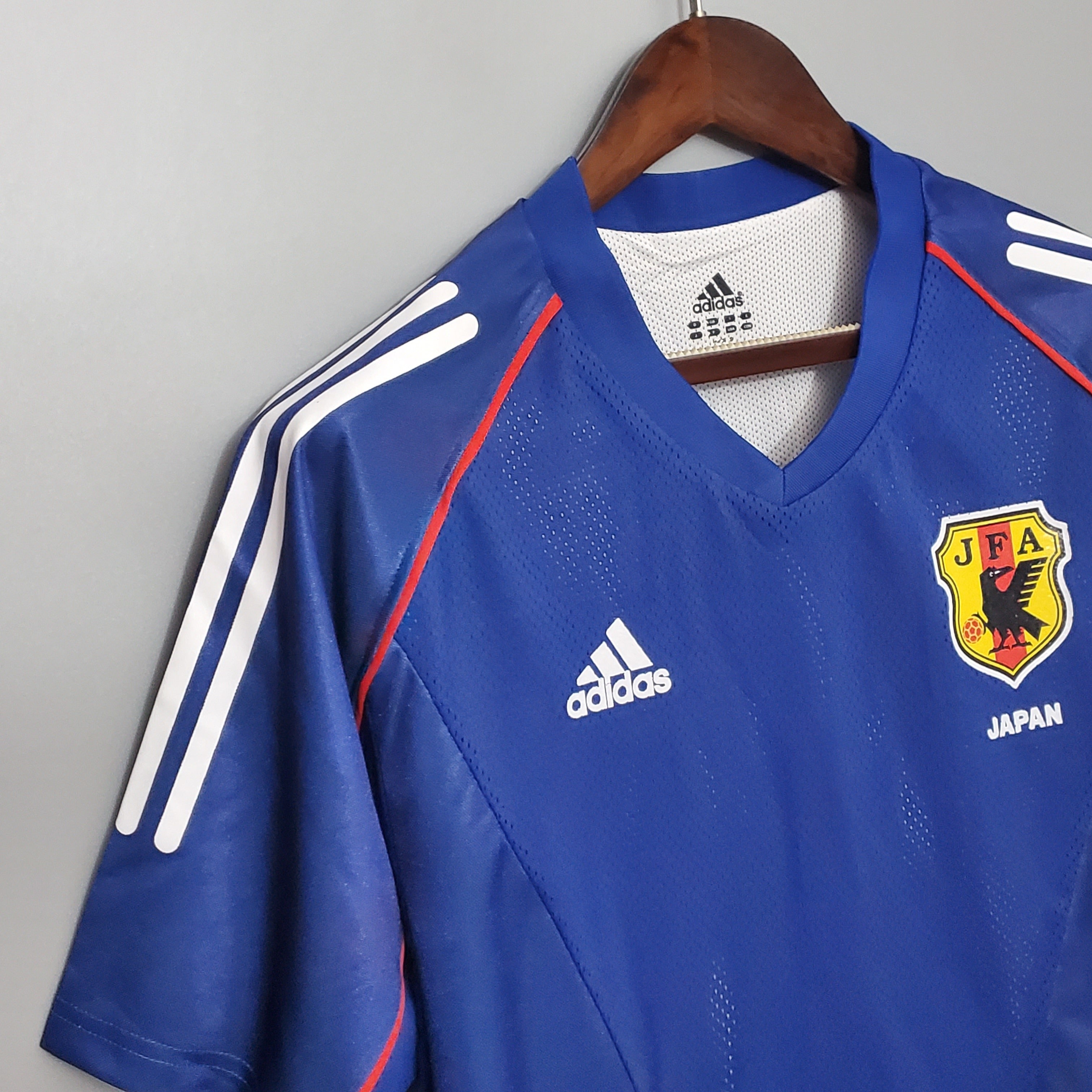 2000s Japan Retro Football Shirt | Blue White Home
