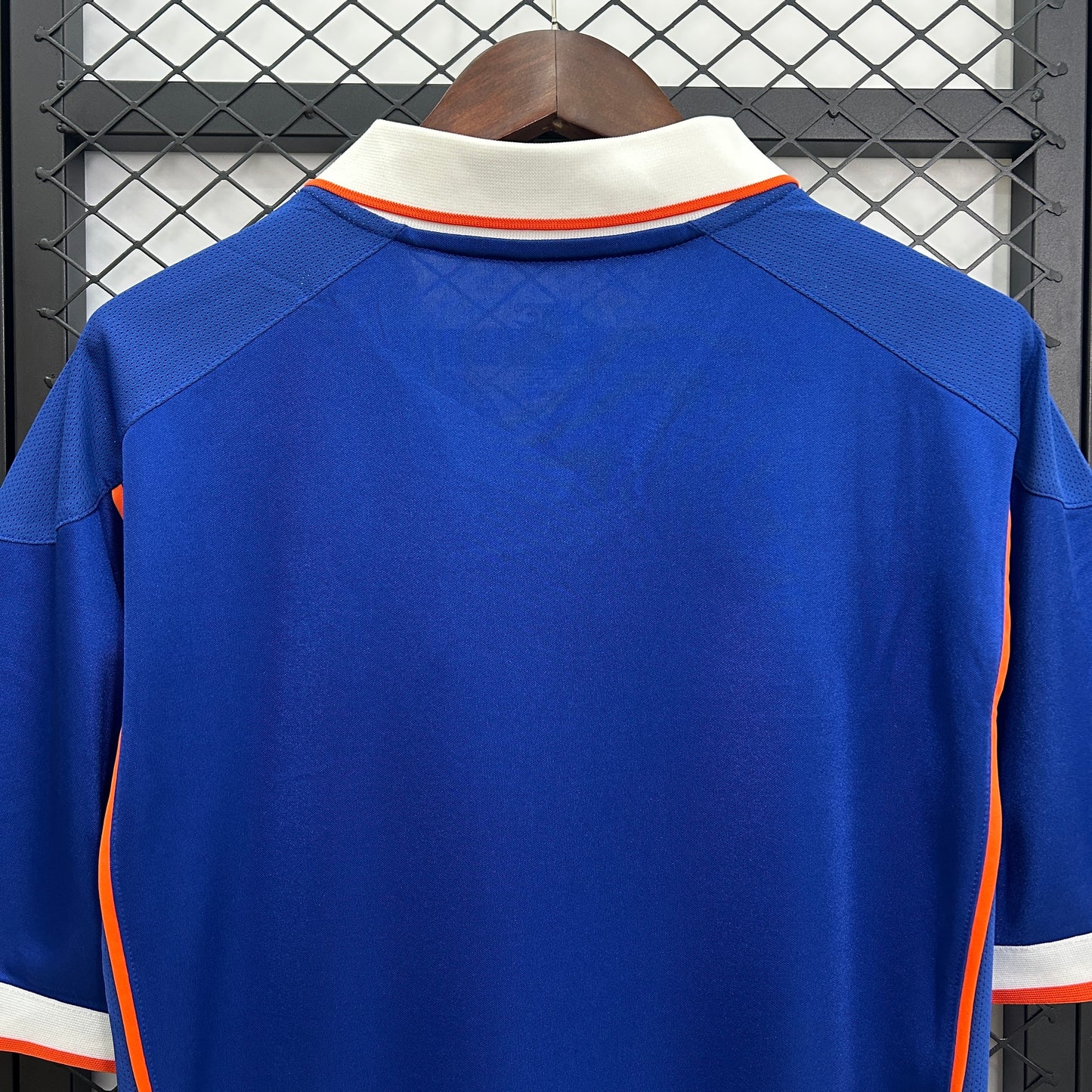 1990s Netherlands Retro Football Shirt | Blue Orange Home