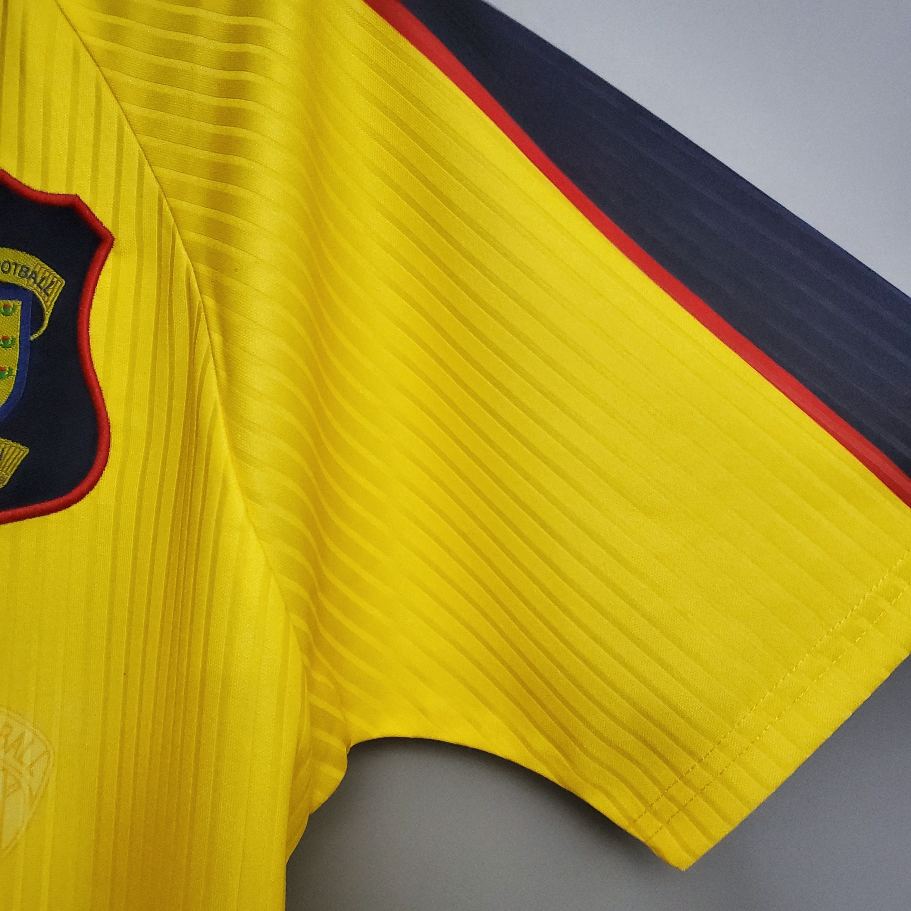 1990s Scotland Retro Football Shirt | Yellow Black Home