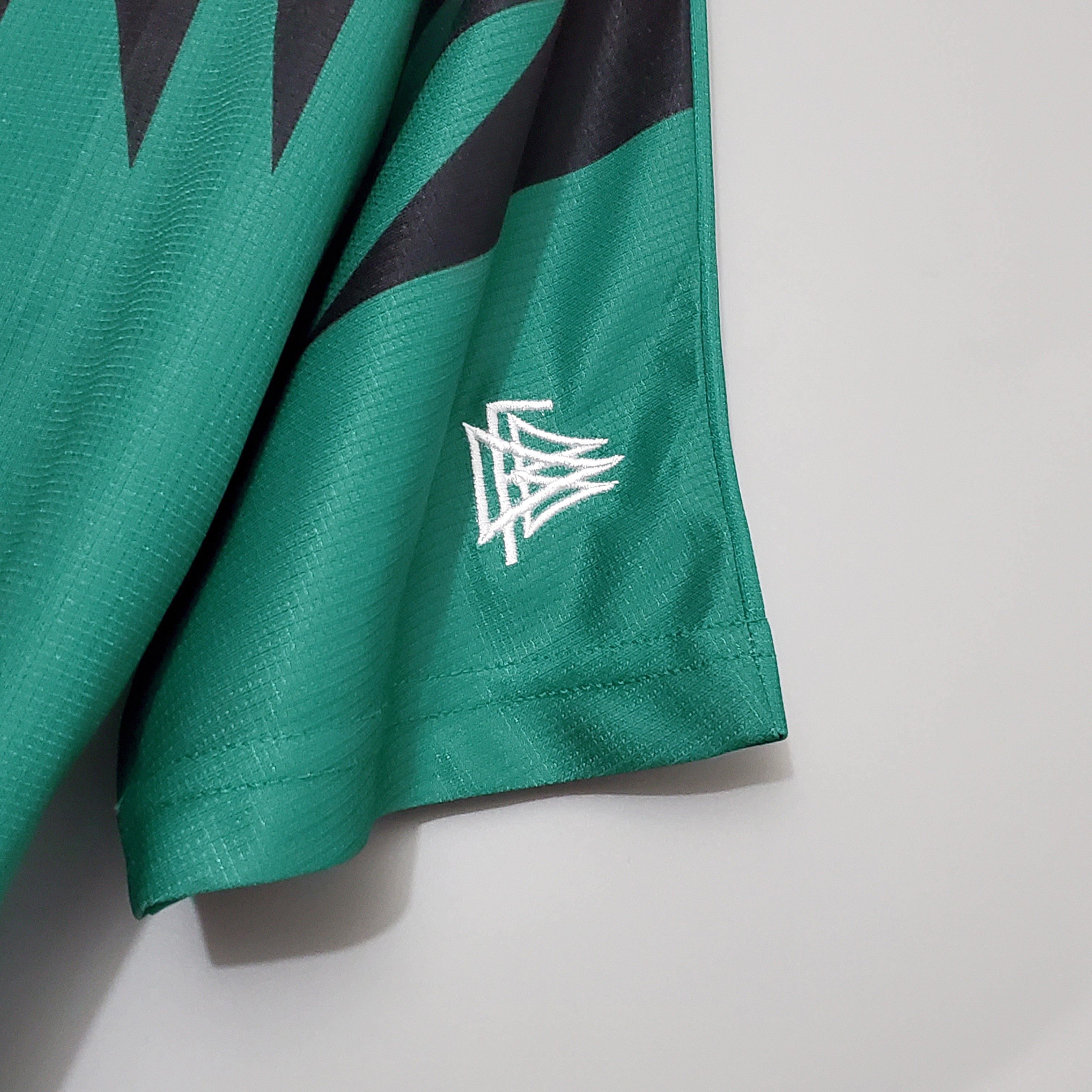 1990s Germany Retro Football Shirt | Green Red Yellow Home