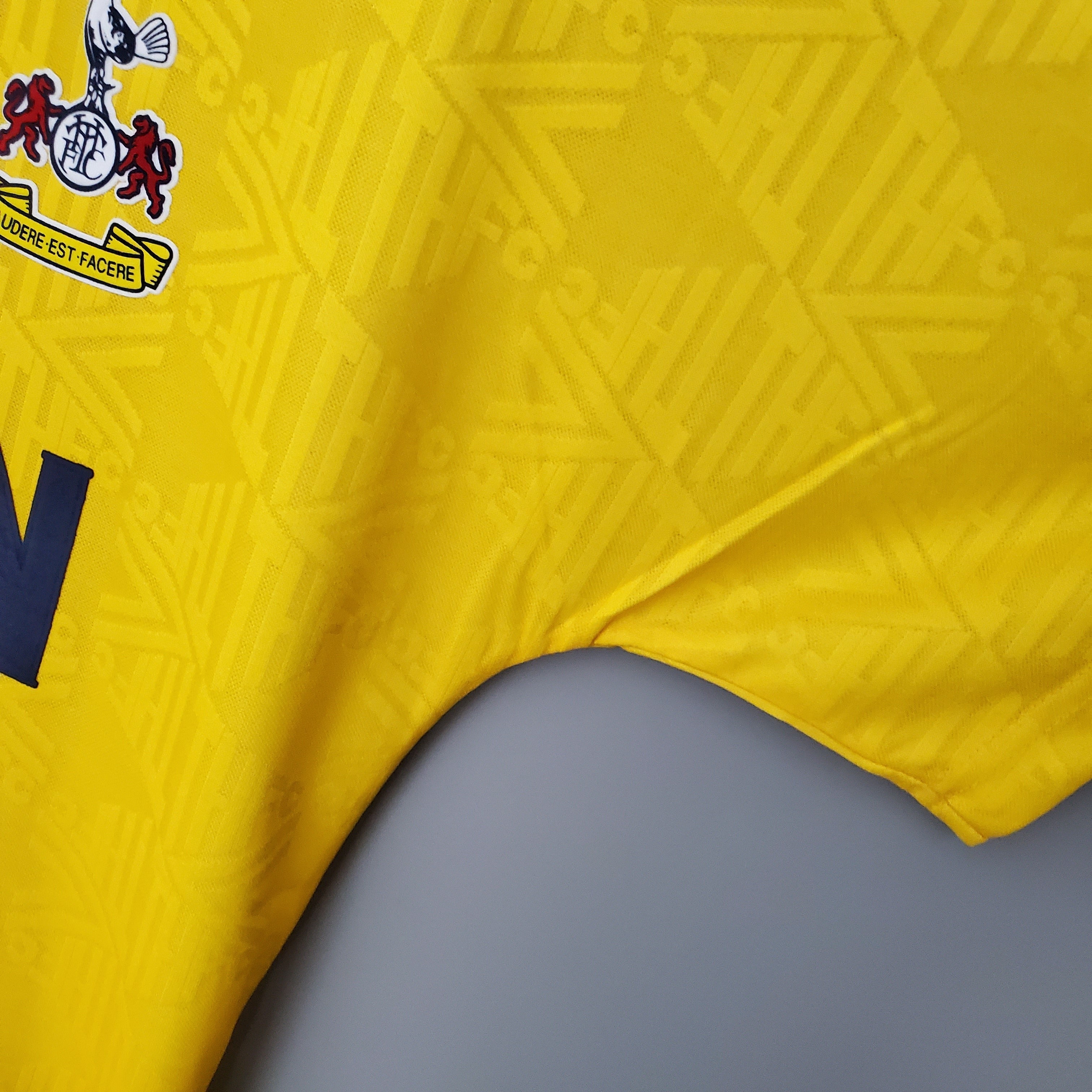 1990s Tottenham Hotspur Retro Football Shirt | Yellow Black Home