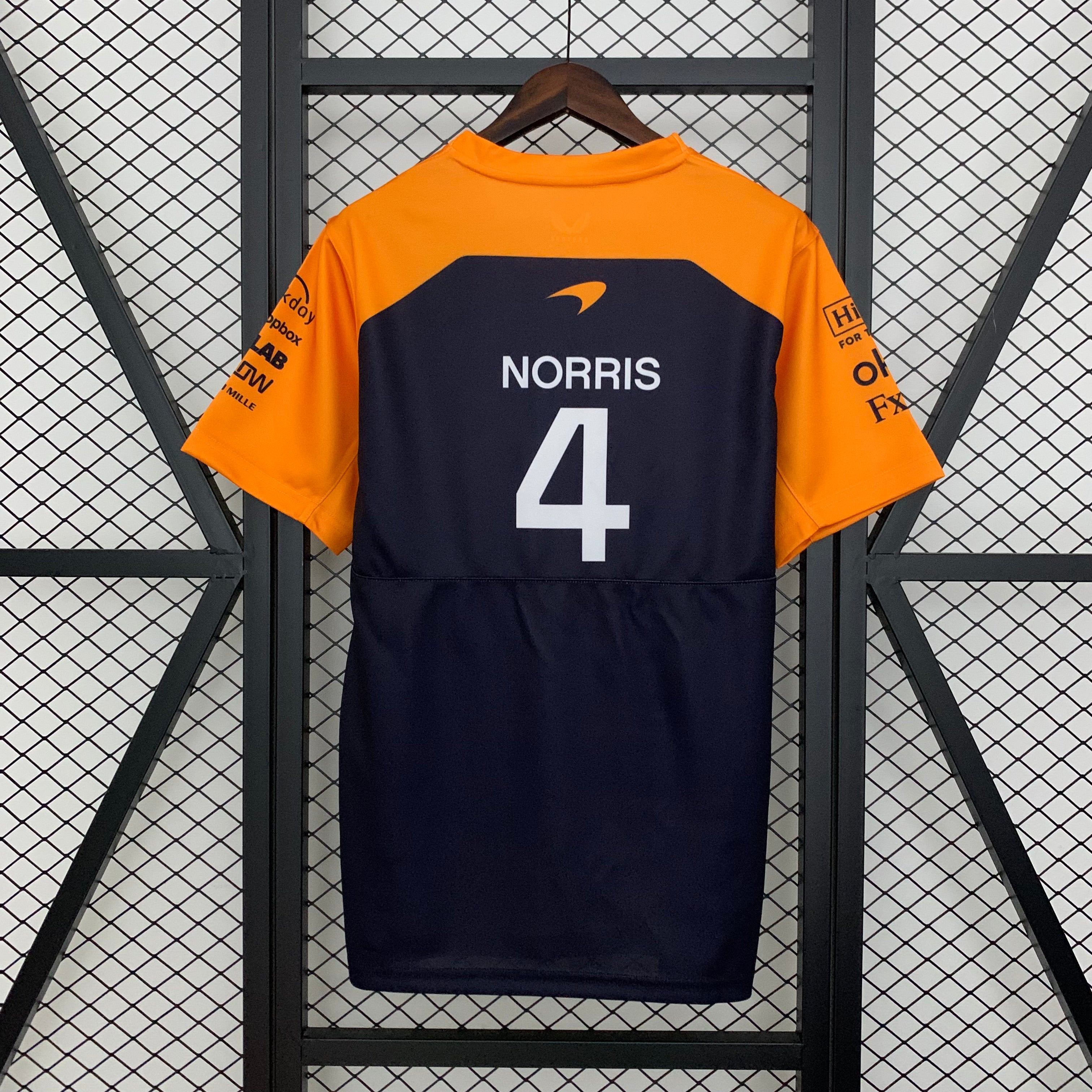 McLaren F1 2023 T-Shirt – Team Edition – Lando Norris #4 | Dark Blue