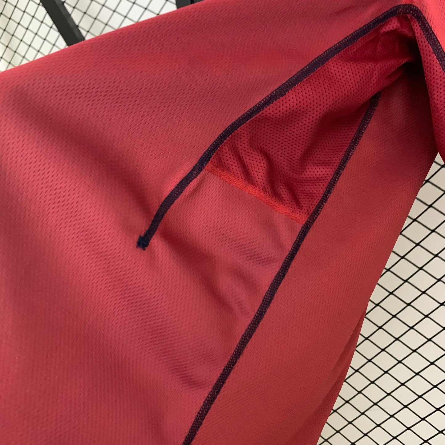 1990s England Retro Football Shirt | Red Navy Home