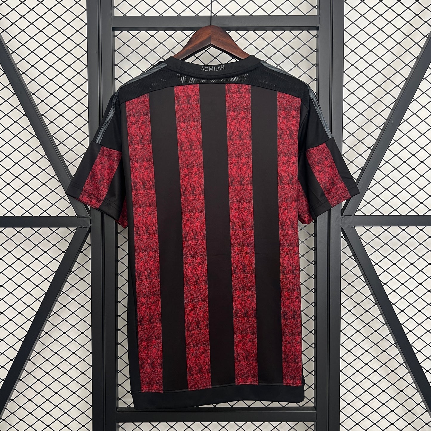 2010s AC Milan Retro Football Shirt | Red Black Home