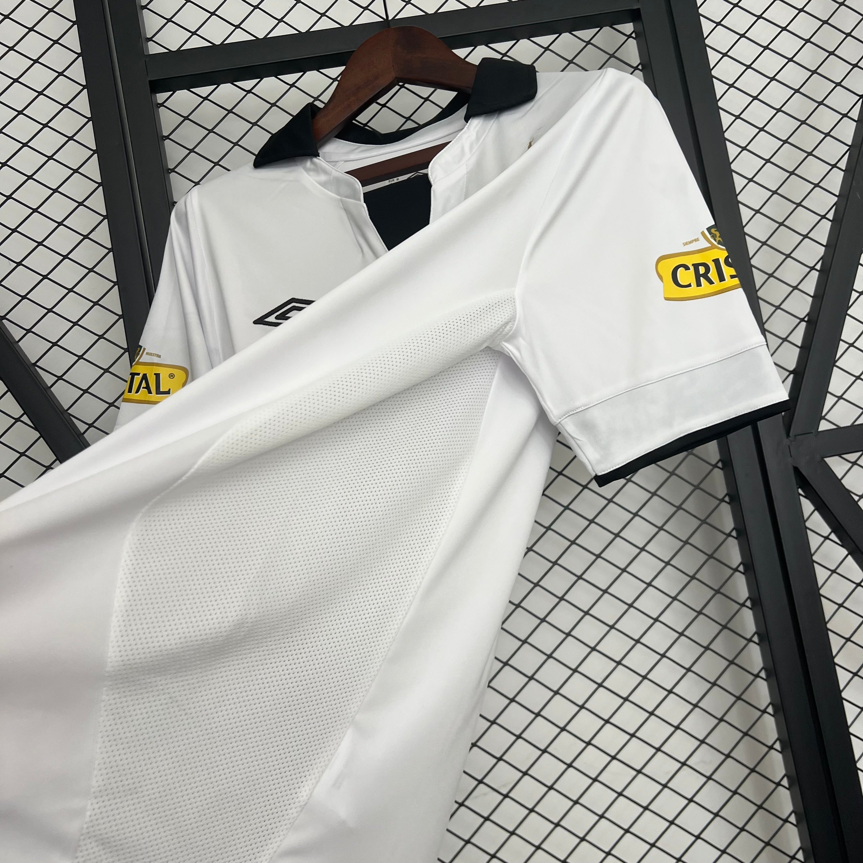 2010s Colo Colo Retro Football Shirt | White Black Home