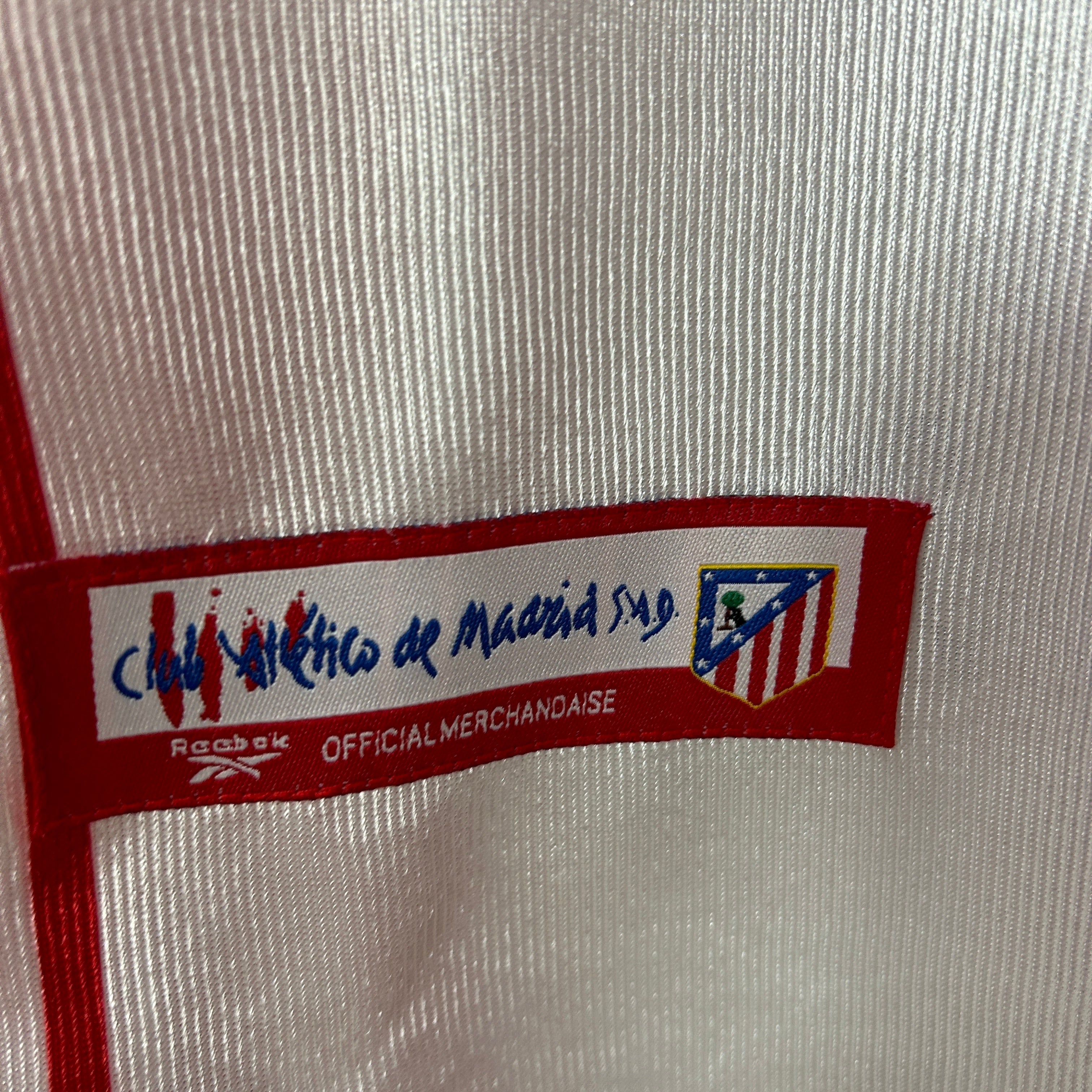 1990s Atletico Madrid Retro Football Shirt | Red White Home