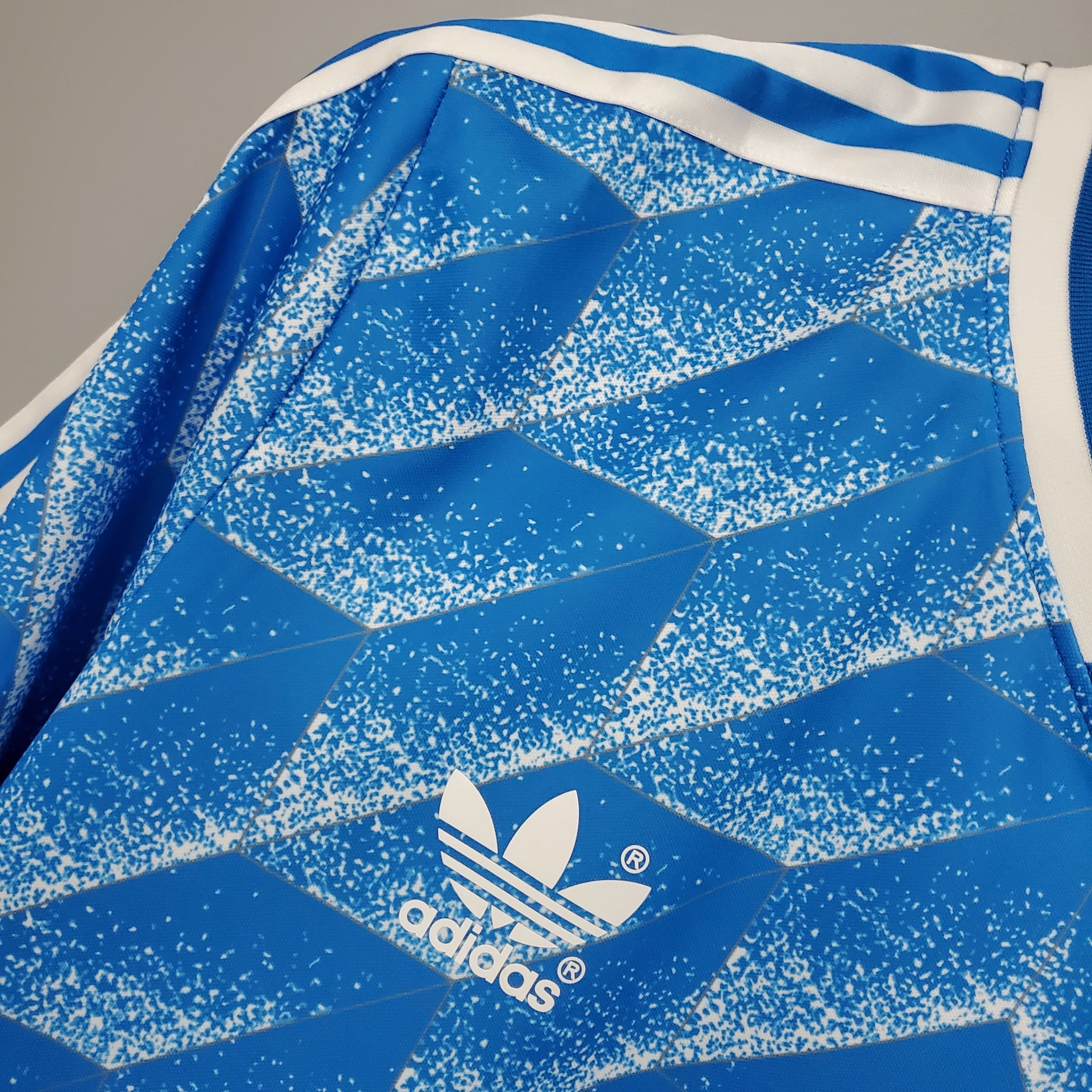 1990s Netherlands Retro Football Shirt | Blue White Home