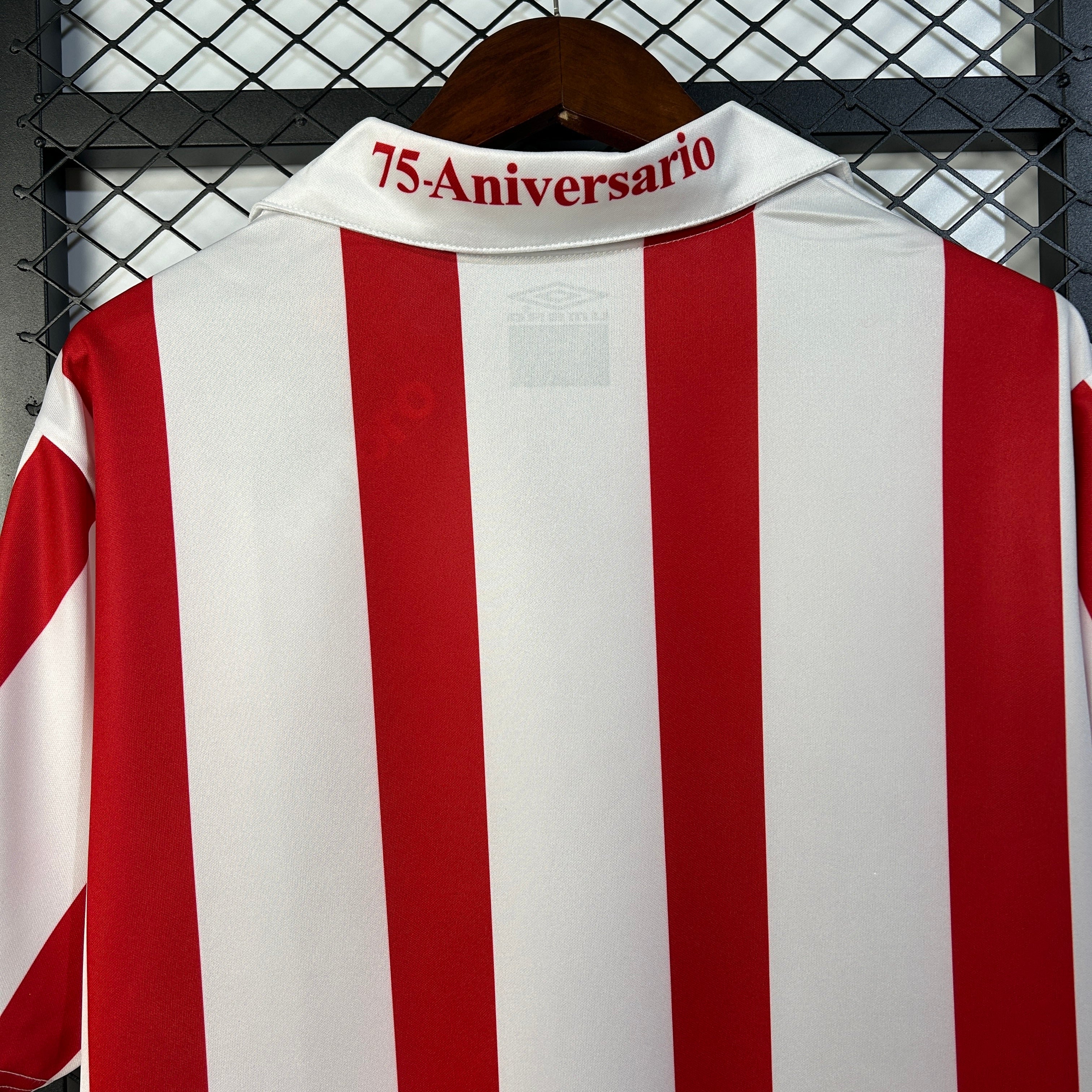 1980s Granada Retro Football Shirt | Red White Home