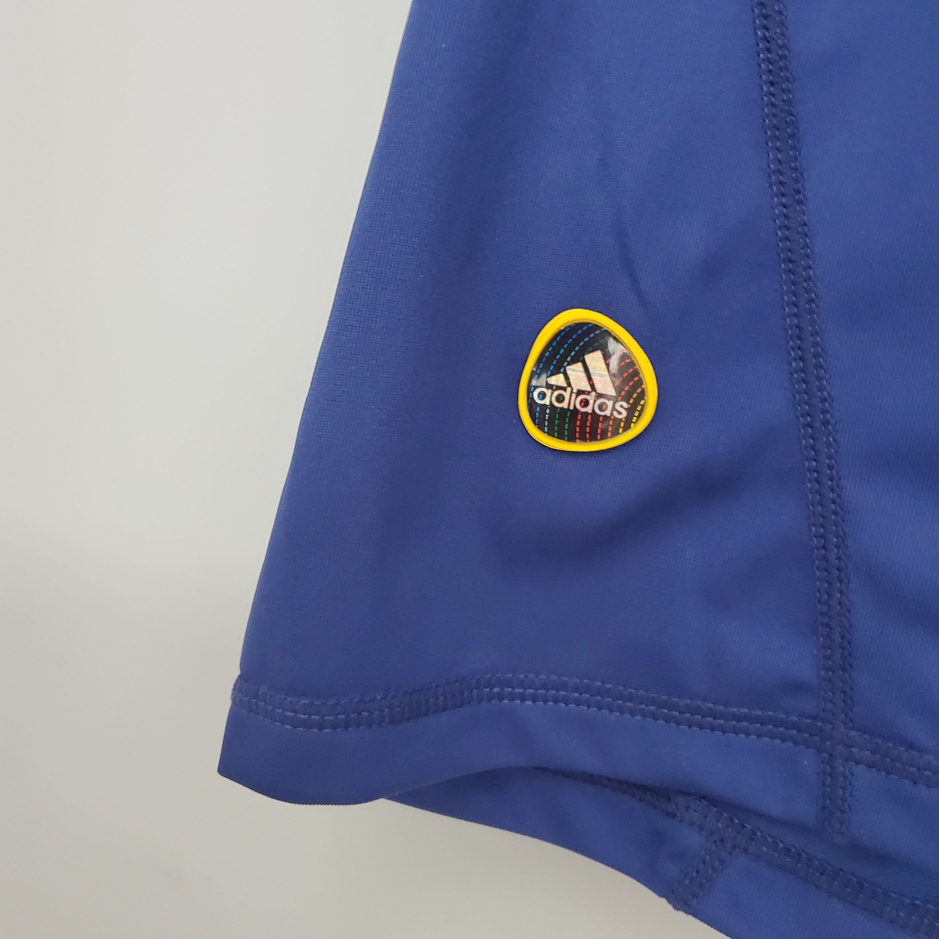 2000s Spain Retro Football Shirt | Blue Yellow Home