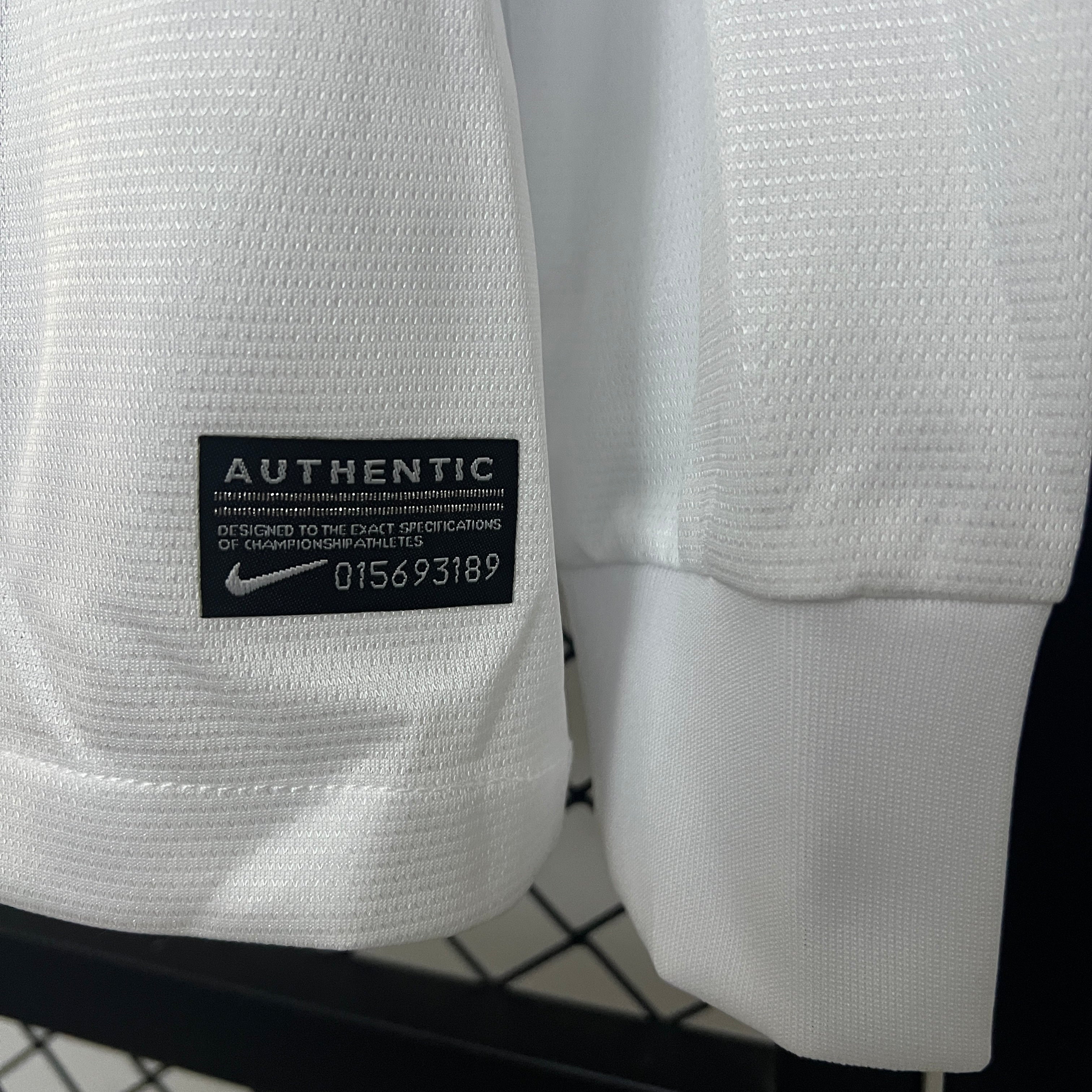 2000s Santos Retro Football Shirt | White Orange Home