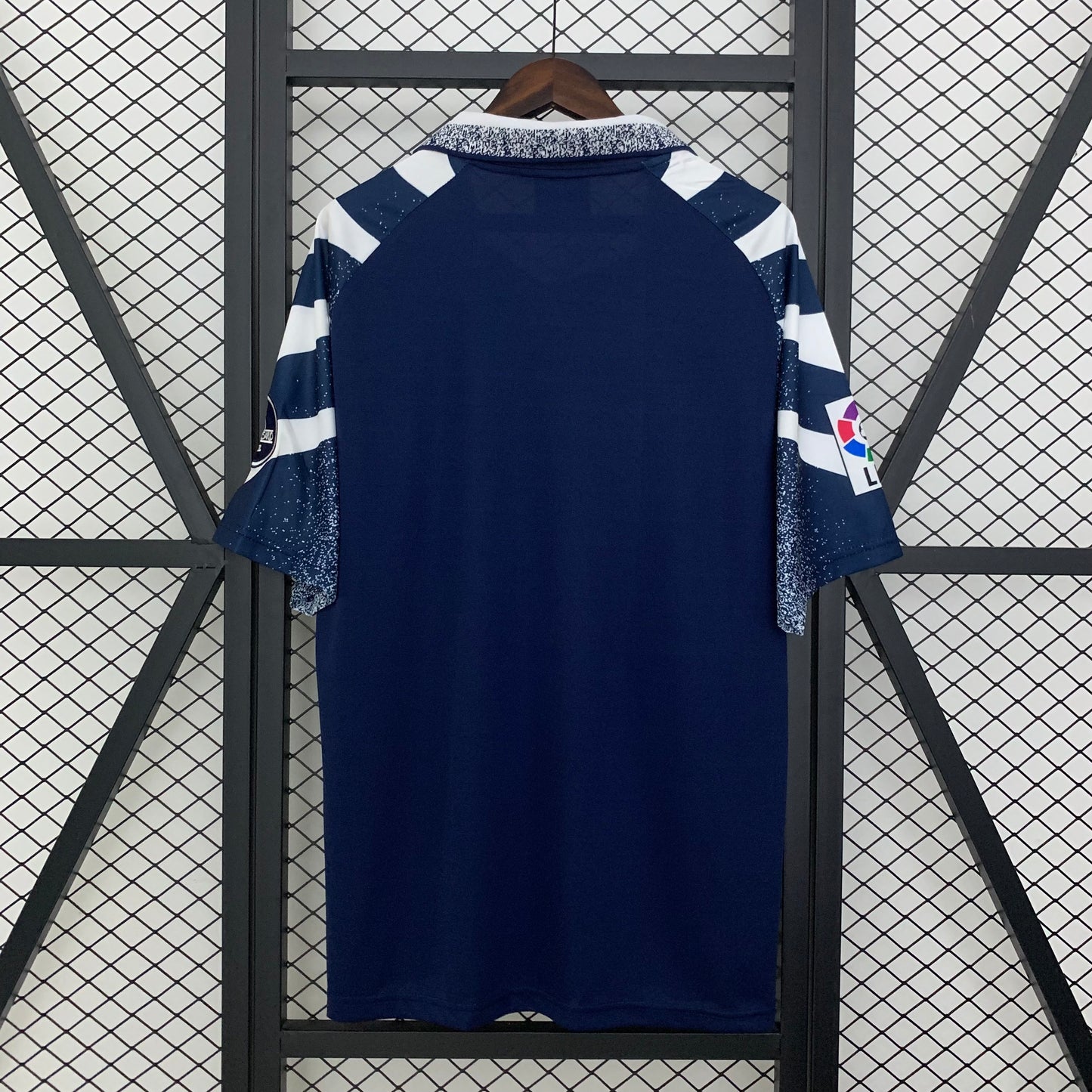 1990s Real Sociedad Retro Football Shirt | Navy White Home