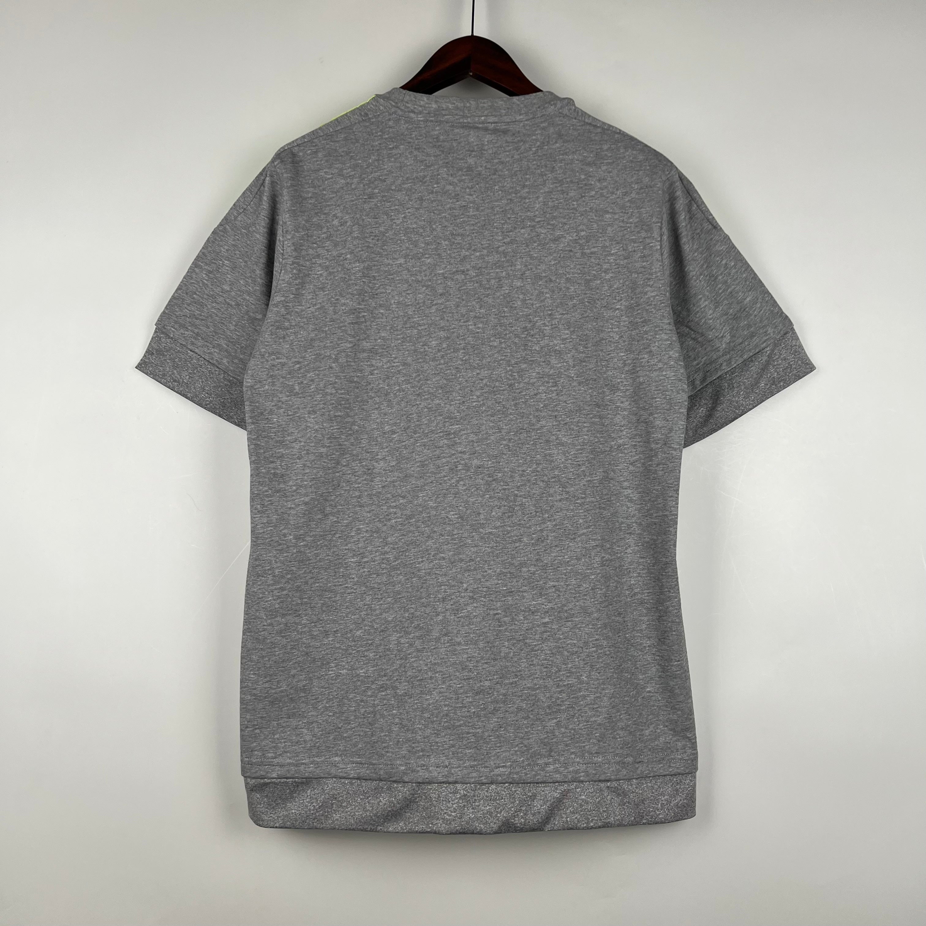 2010s Real Madrid Retro Football Shirt | Grey Neon Green Home
