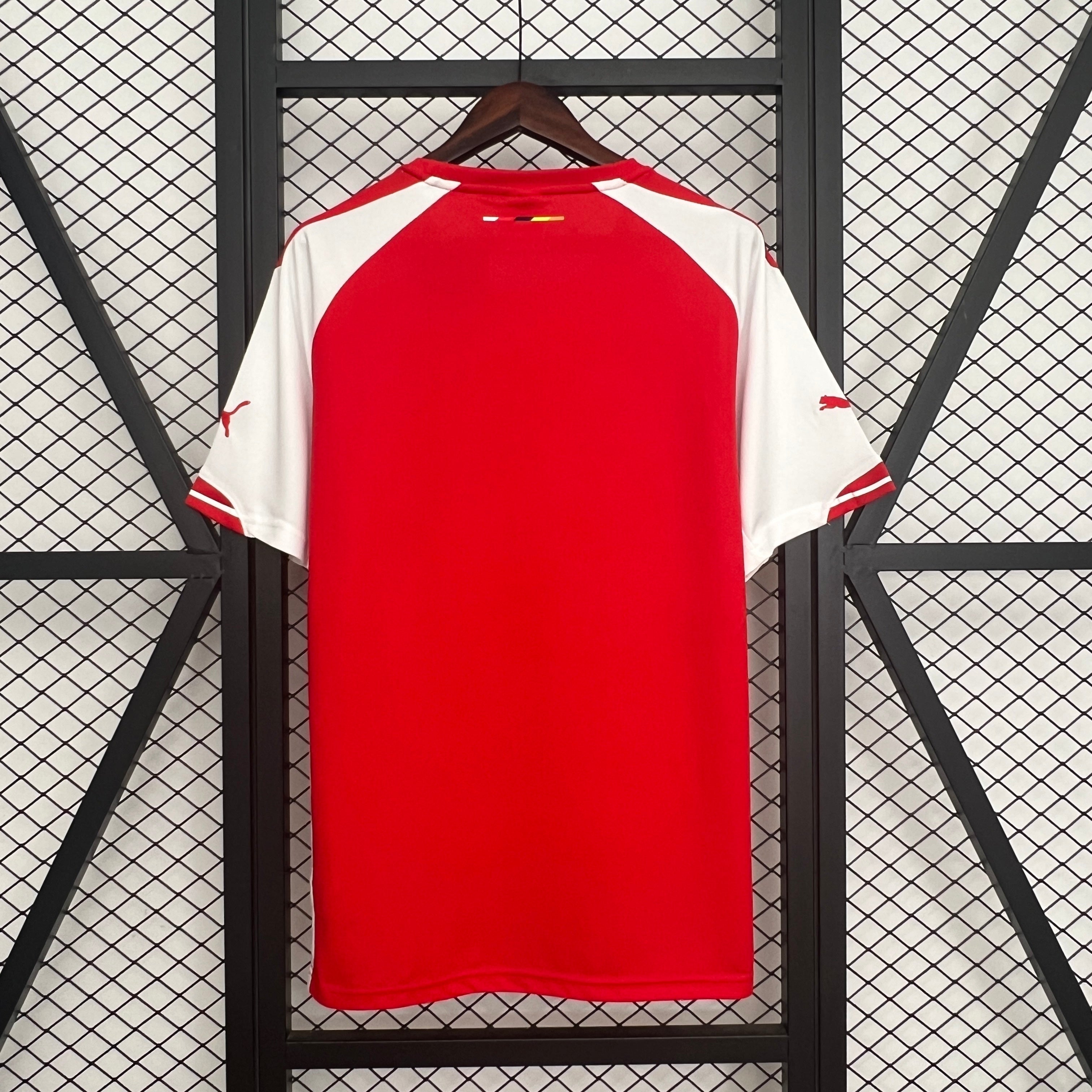2000s Arsenal Retro Football Shirt | Red White Home